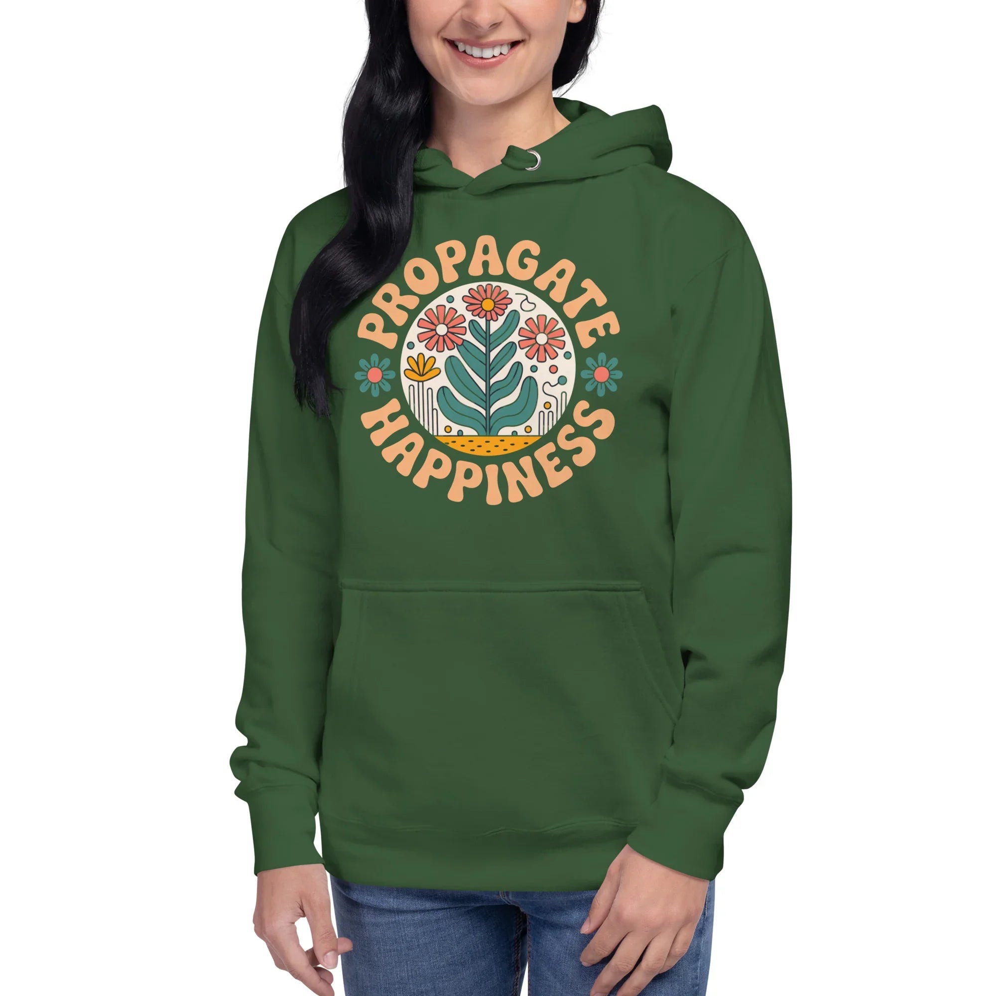 Plant Lover Hoodie – Propagate Happiness Graphic Pullover - RaZits