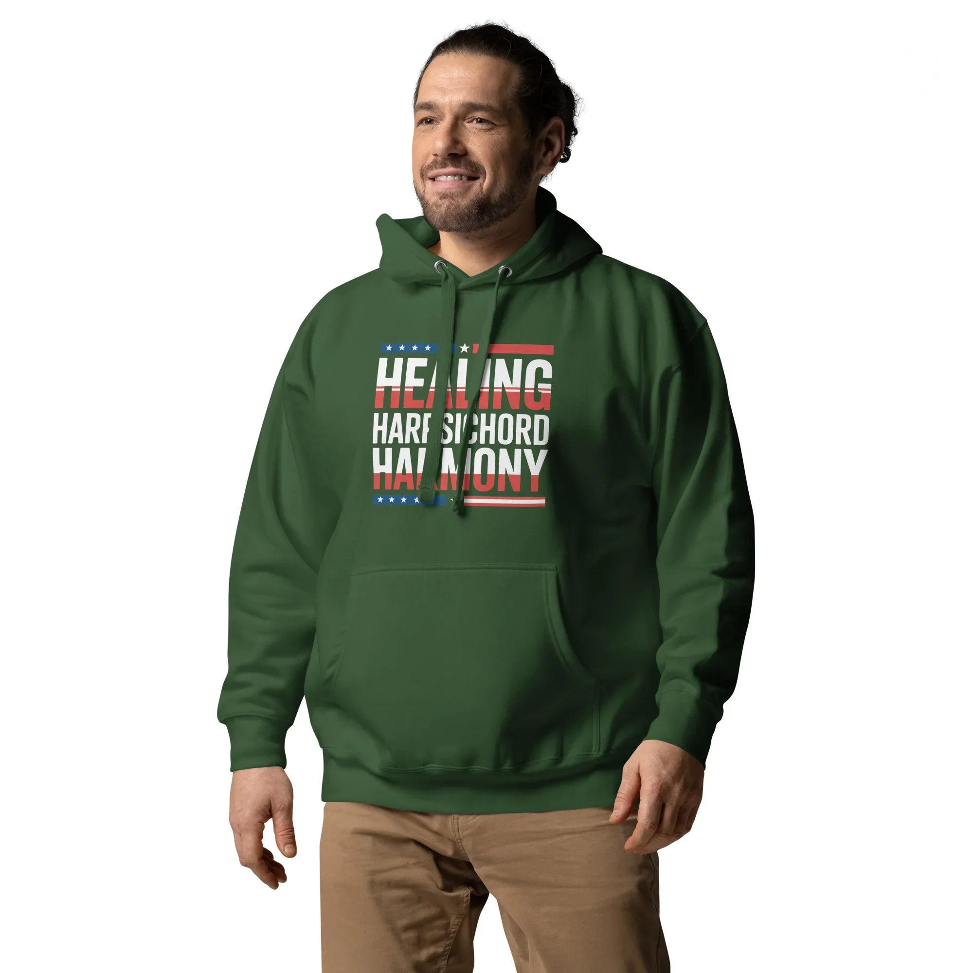 Healing Harpsichord Harmony Hoodie – Patriotic Classical Vibes - RaZits
