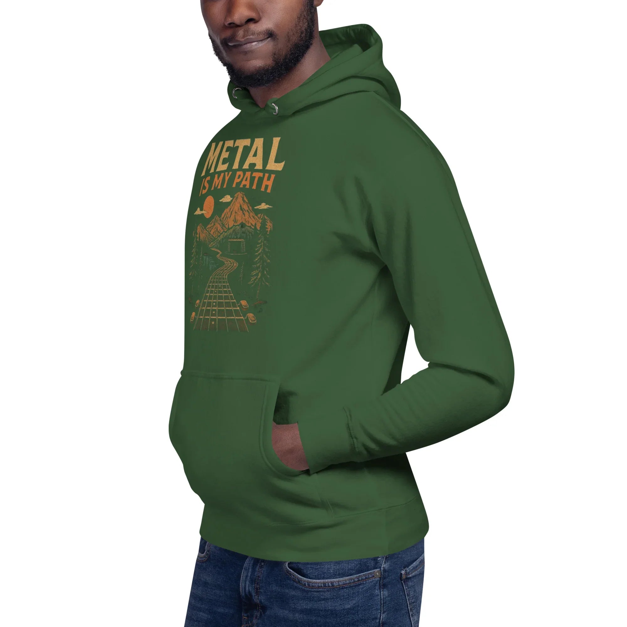 Metal Is My Path Hoodie – Heavy Music Trailblazer - RaZits