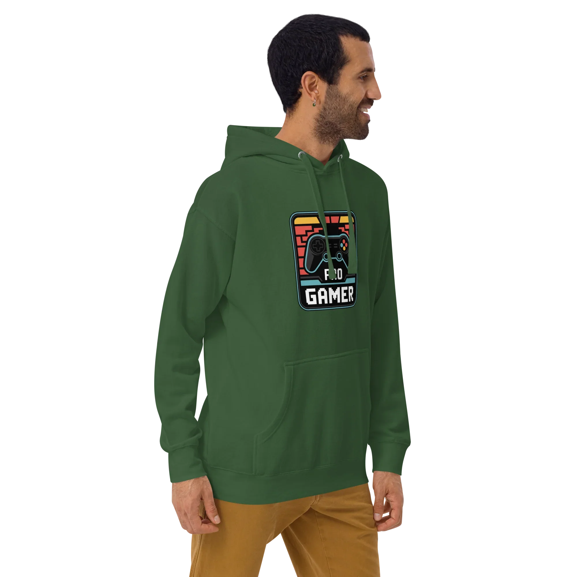 Pro Gamer Hoodie – Retro Pixel Art Game Controller Design - RaZits
