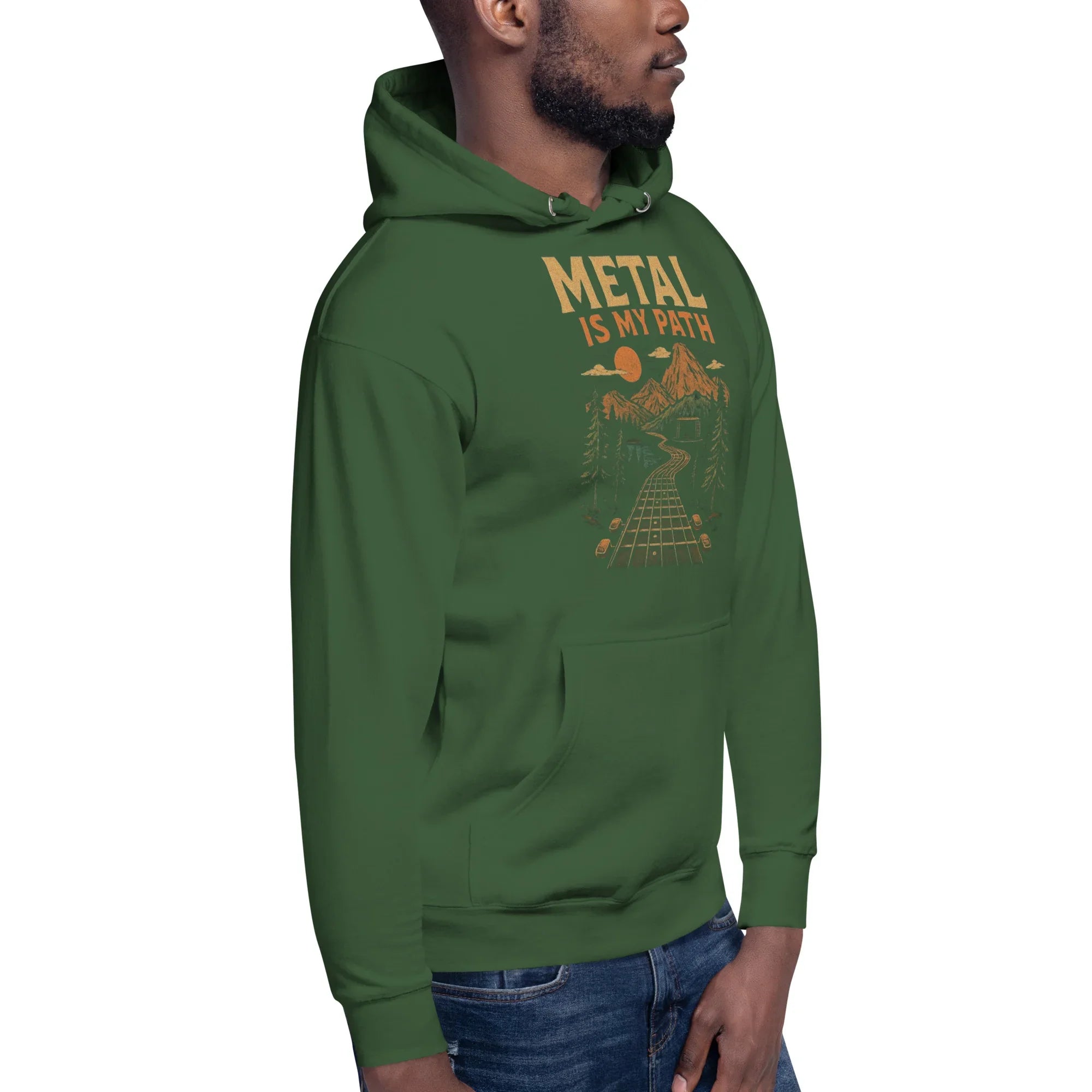 Metal Is My Path Hoodie – Heavy Music Trailblazer - RaZits