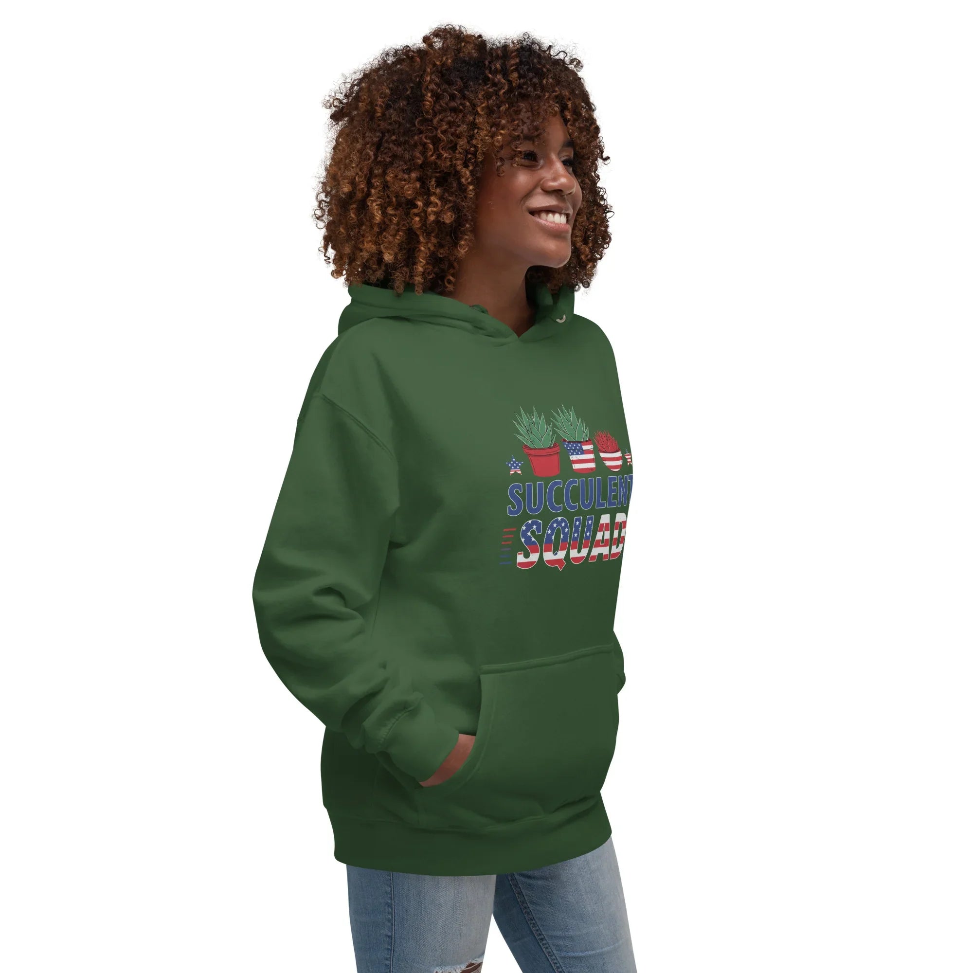 Succulent Hoodie – Succulent Squad Cute Plant Pullover - RaZits