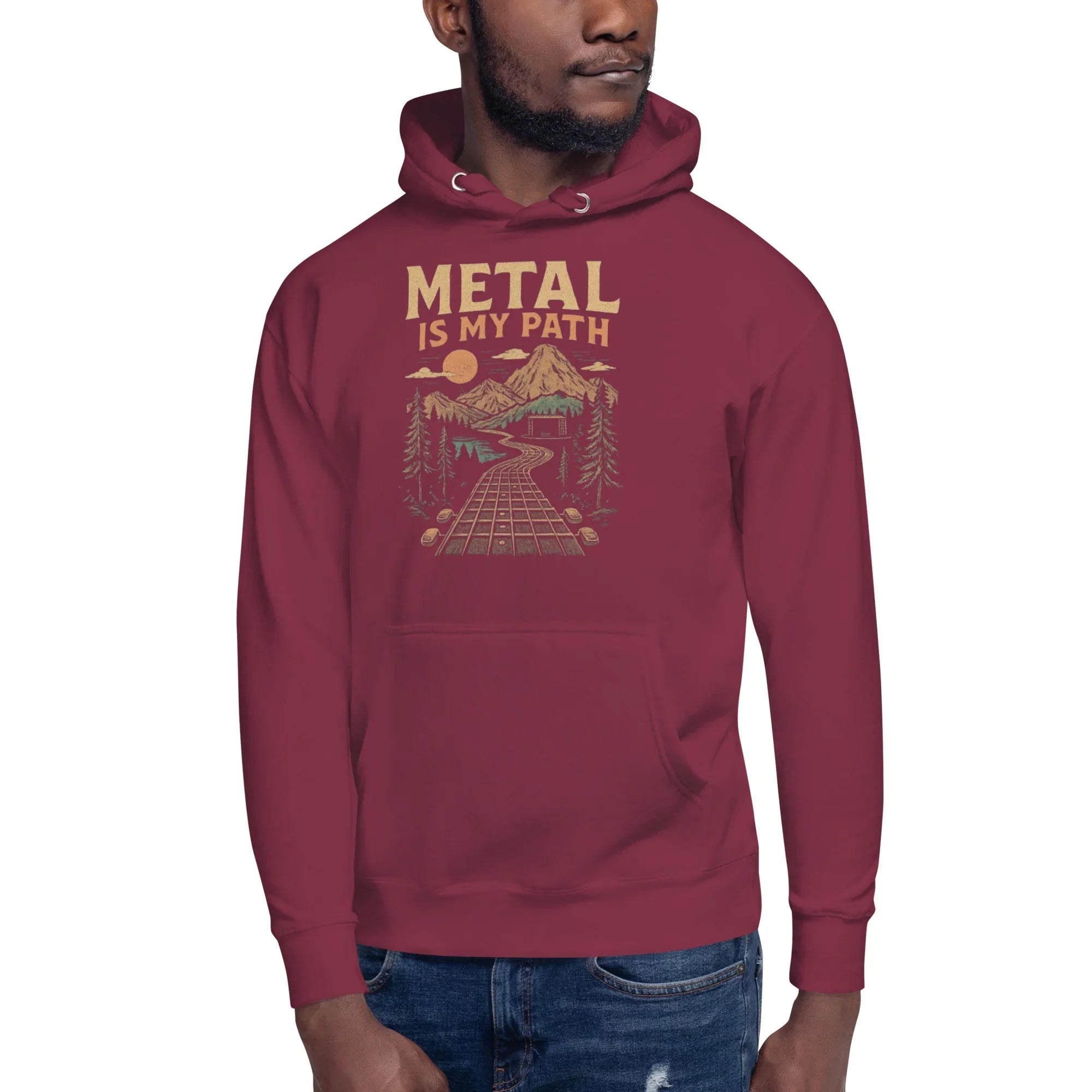 Metal Is My Path Hoodie – Heavy Music Trailblazer - RaZits