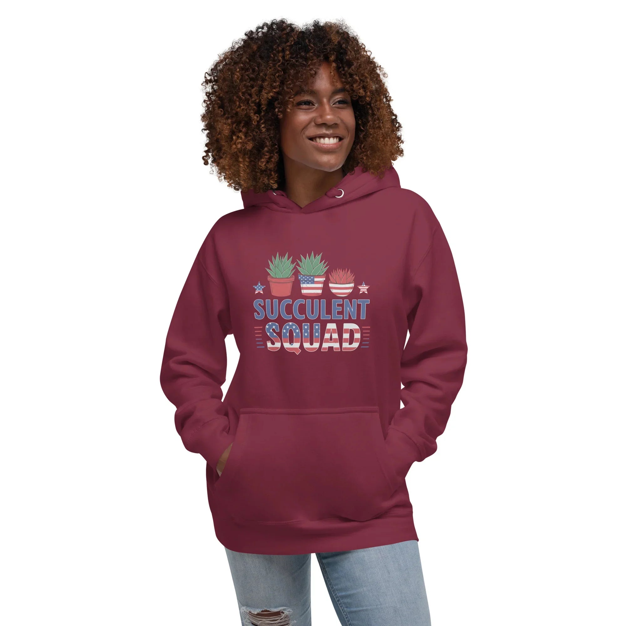 Succulent Hoodie – Succulent Squad Cute Plant Pullover - RaZits