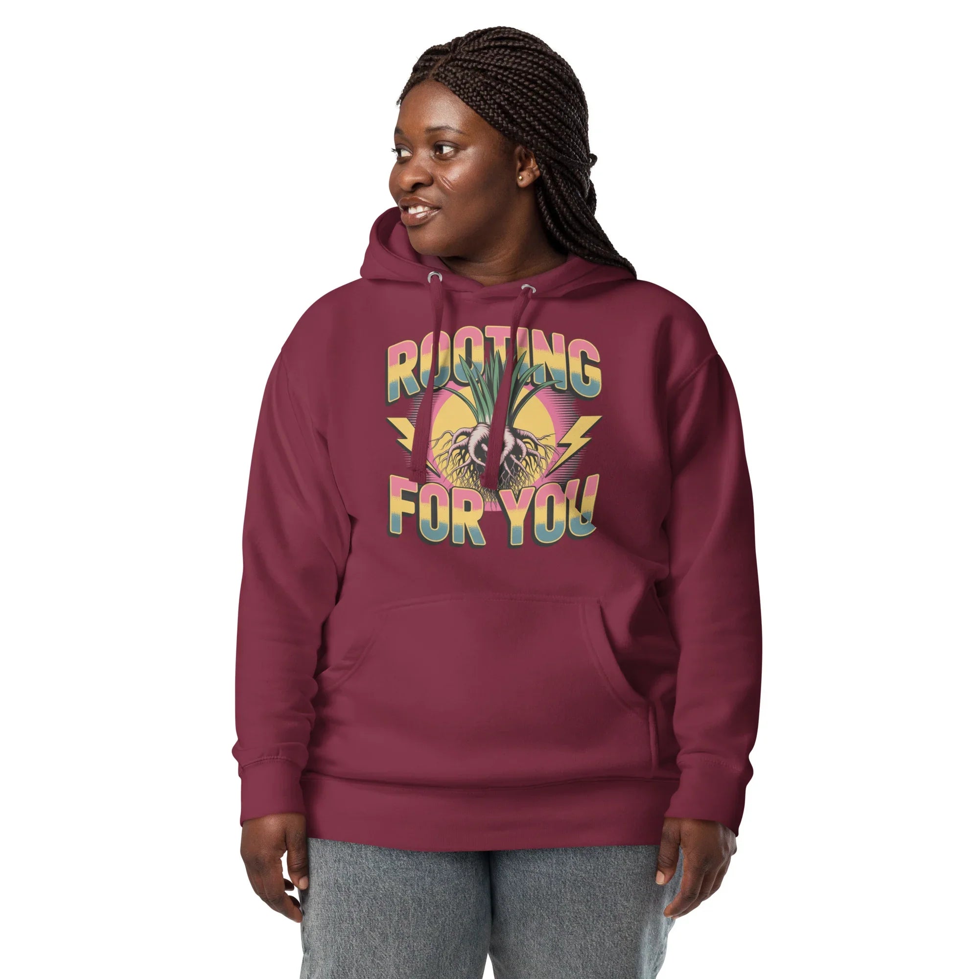 Nature Hoodie – Rooting For You Inspirational Pullover - RaZits