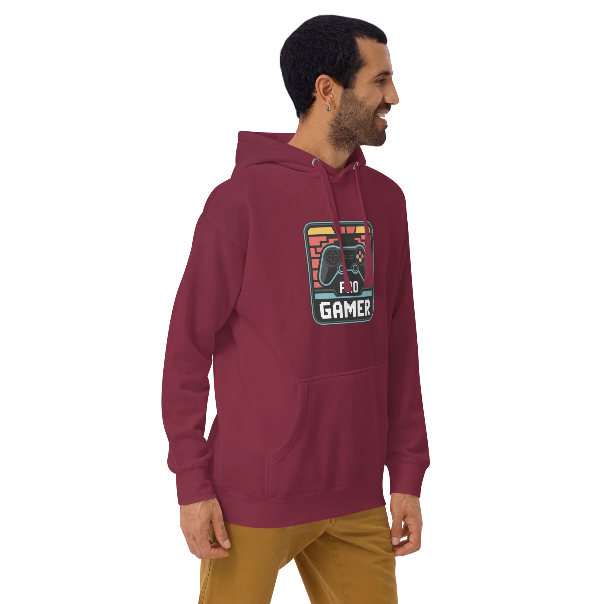 Pro Gamer Hoodie – Retro Pixel Art Game Controller Design - RaZits