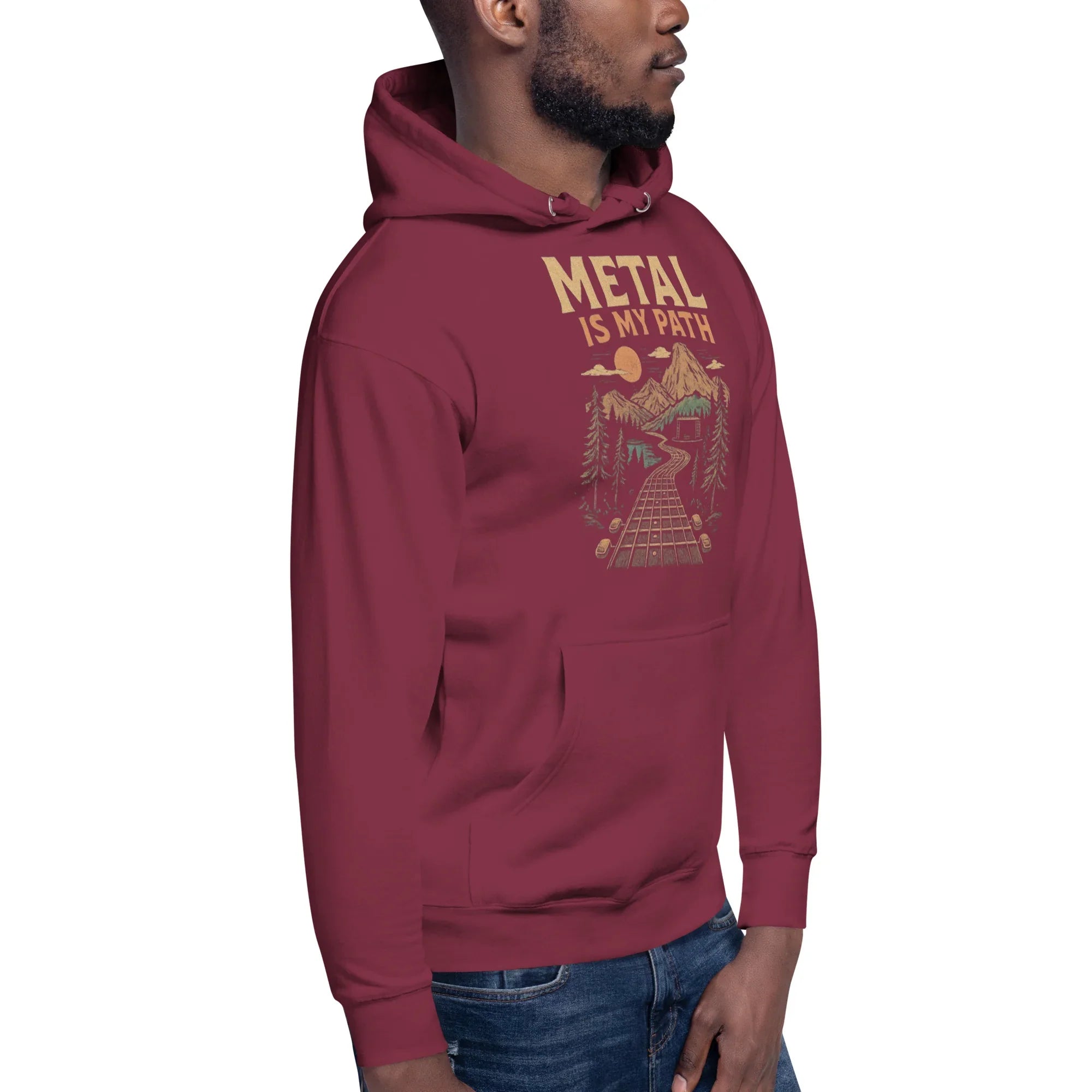 Metal Is My Path Hoodie – Heavy Music Trailblazer - RaZits
