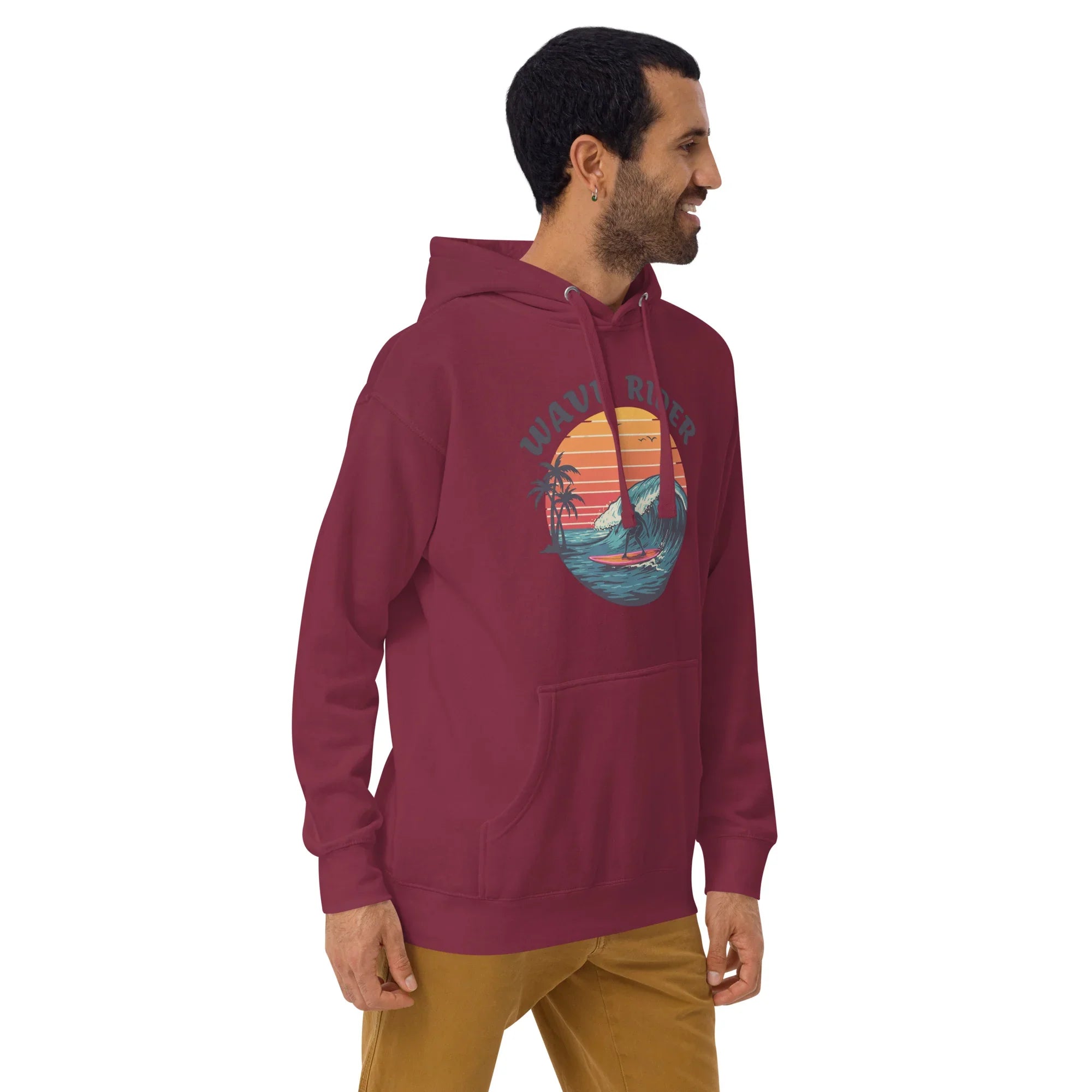 Wave Rider Hoodie – Sunset Surf Aesthetic - RaZits