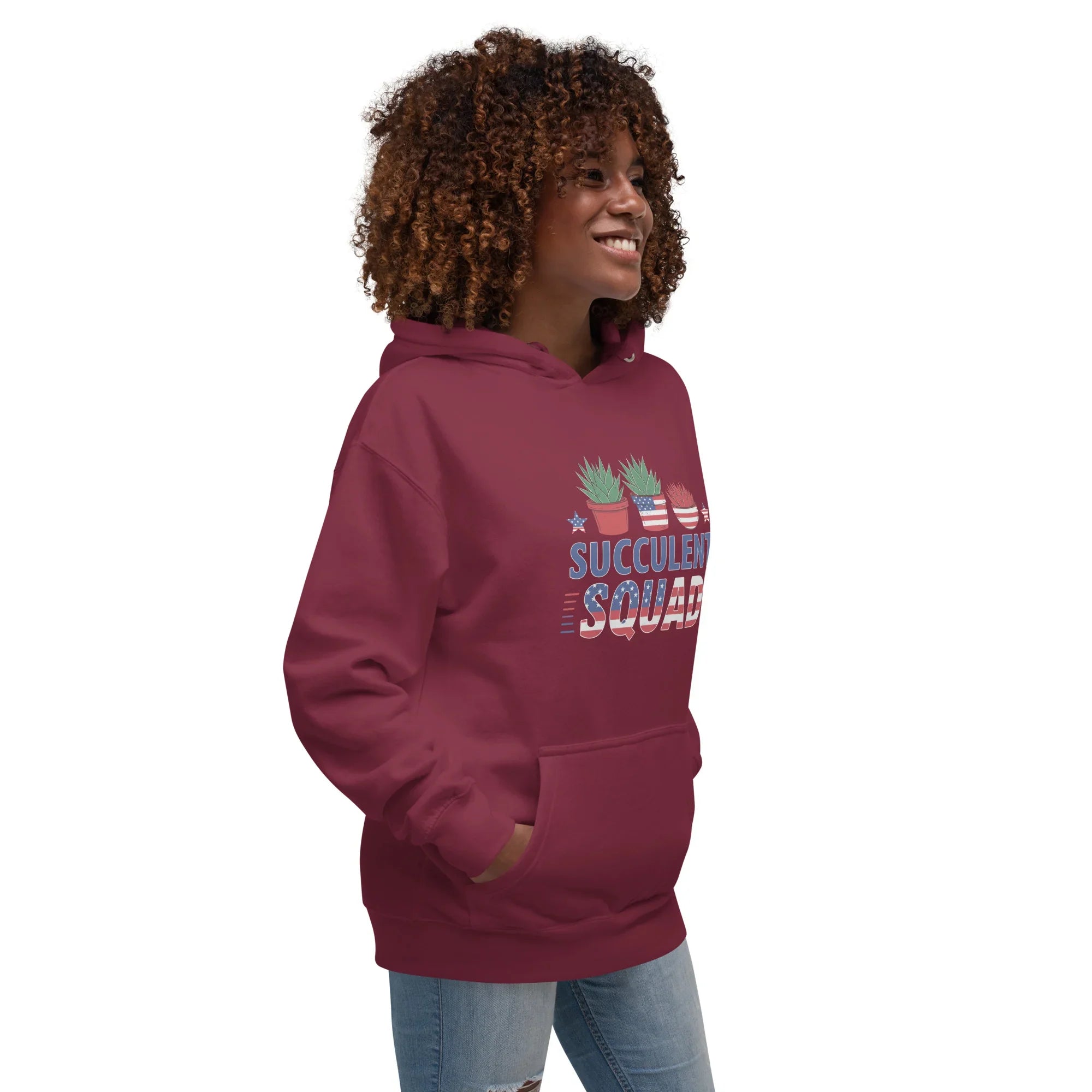 Succulent Hoodie – Succulent Squad Cute Plant Pullover - RaZits