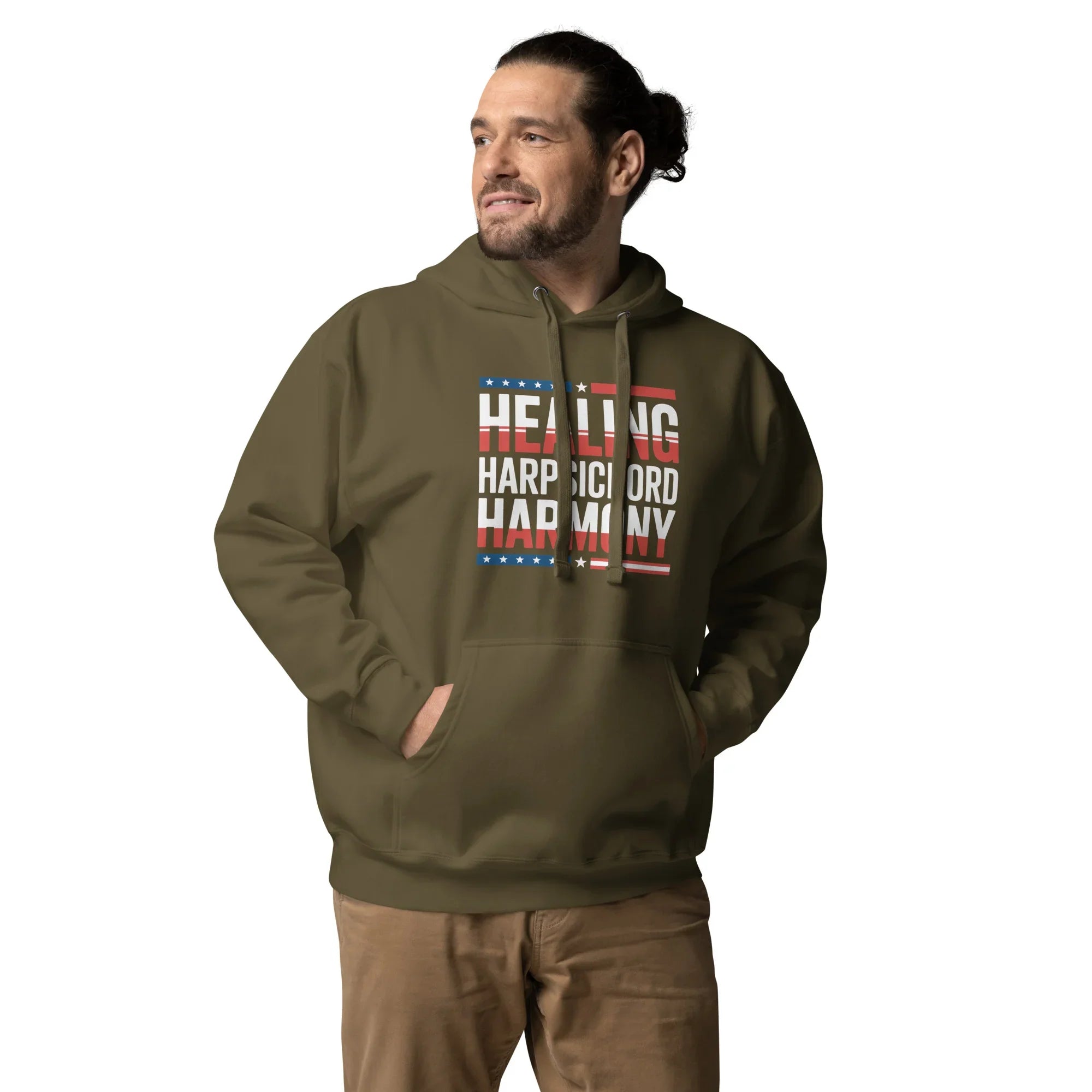 Healing Harpsichord Harmony Hoodie – Patriotic Classical Vibes - RaZits