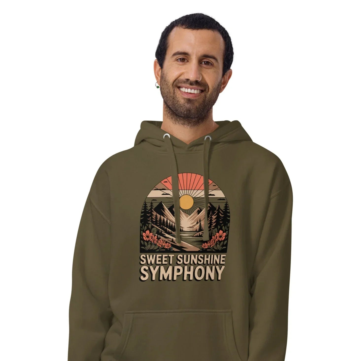 Sweet Sunshine Symphony Hoodie – Nature-Inspired Musical Escape - RaZits
