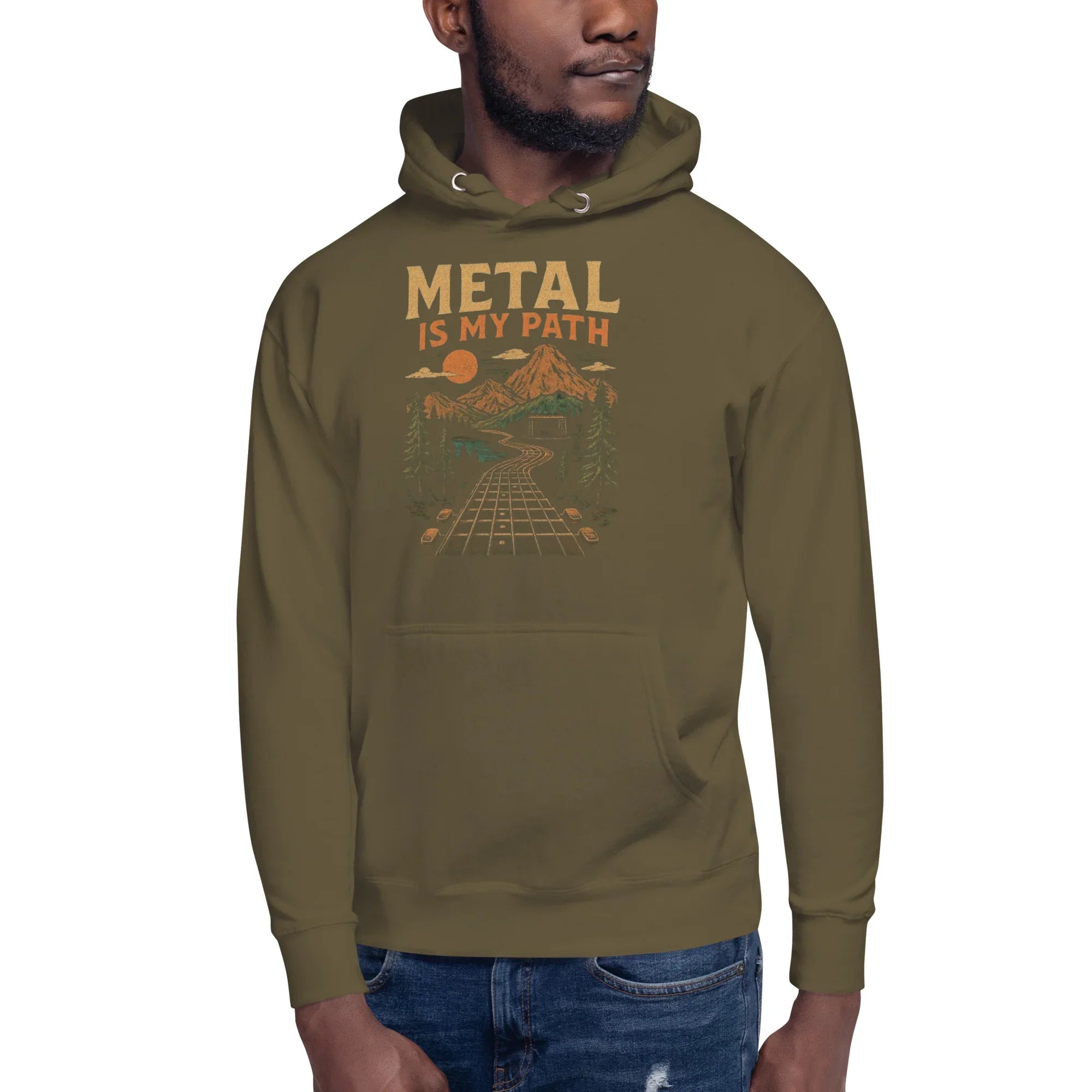 Metal Is My Path Hoodie – Heavy Music Trailblazer - RaZits