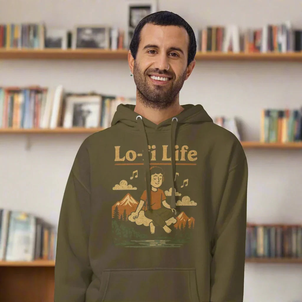 Lo-fi Life Hoodie – Cozy Aesthetic for Music Dreamers - RaZits