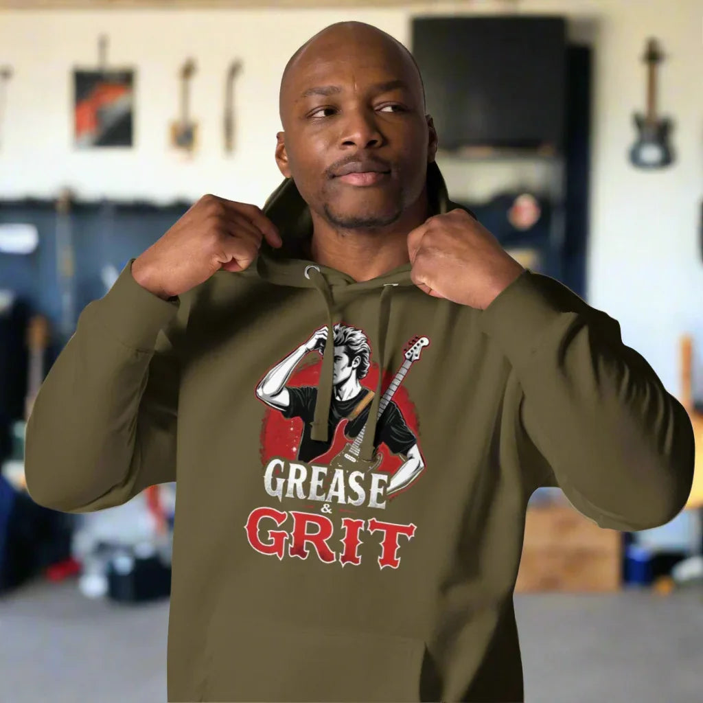 Grease & Grit Hoodie – Rebel Music Streetwear - RaZits