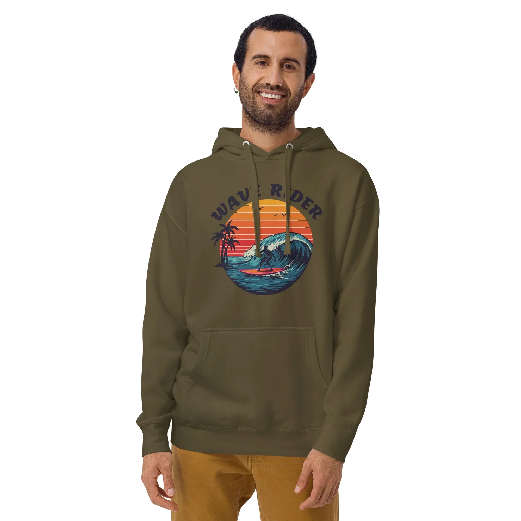 Wave Rider Hoodie – Sunset Surf Aesthetic - RaZits
