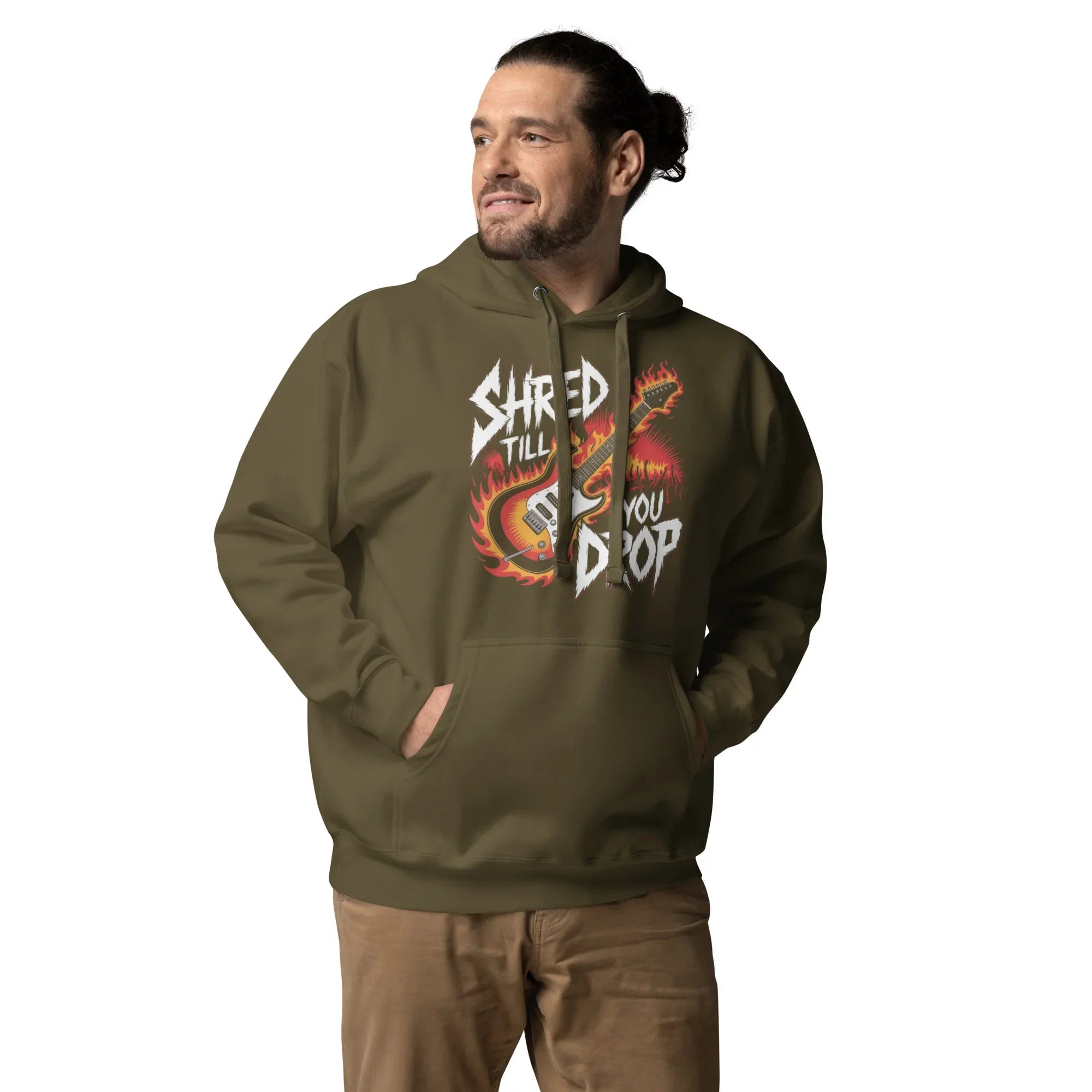 Shred Till You Drop Hoodie – Guitar Solo Madness - RaZits