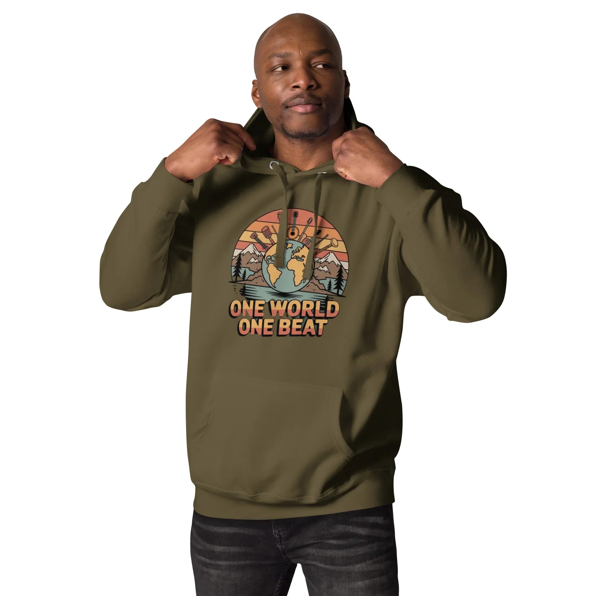 One World One Beat Hoodie – Global Music Vibes - RaZits