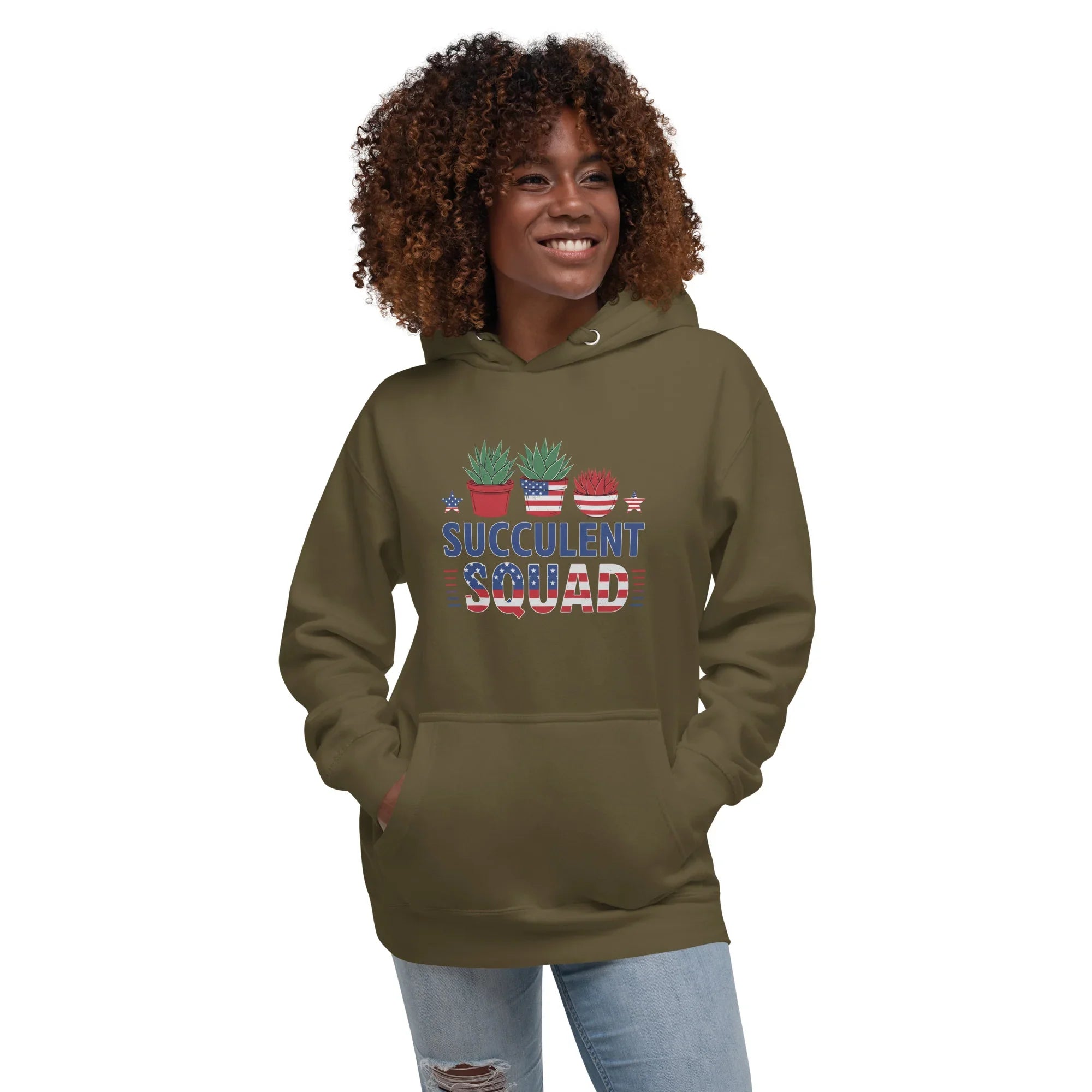 Succulent Hoodie – Succulent Squad Cute Plant Pullover - RaZits