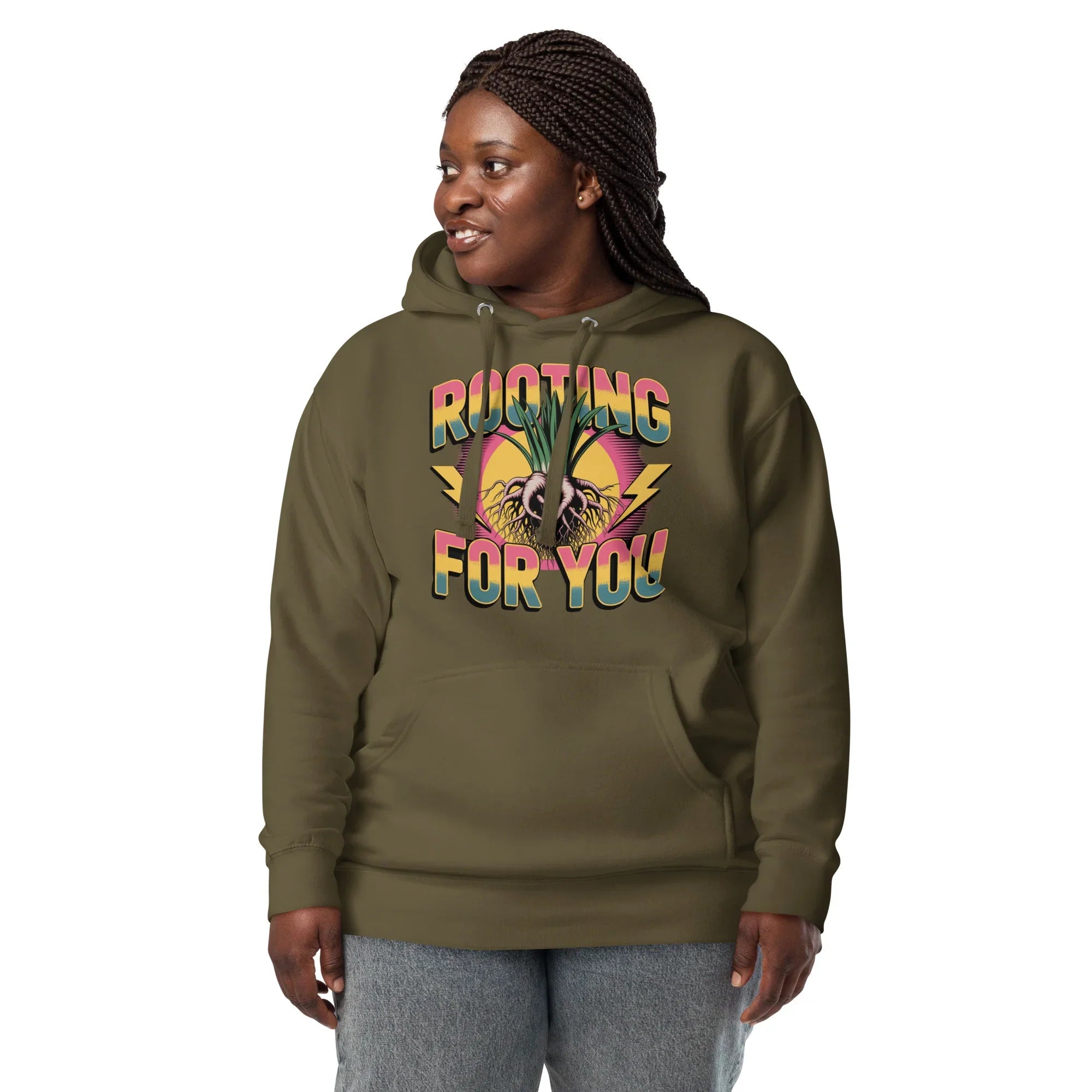 Nature Hoodie – Rooting For You Inspirational Pullover - RaZits