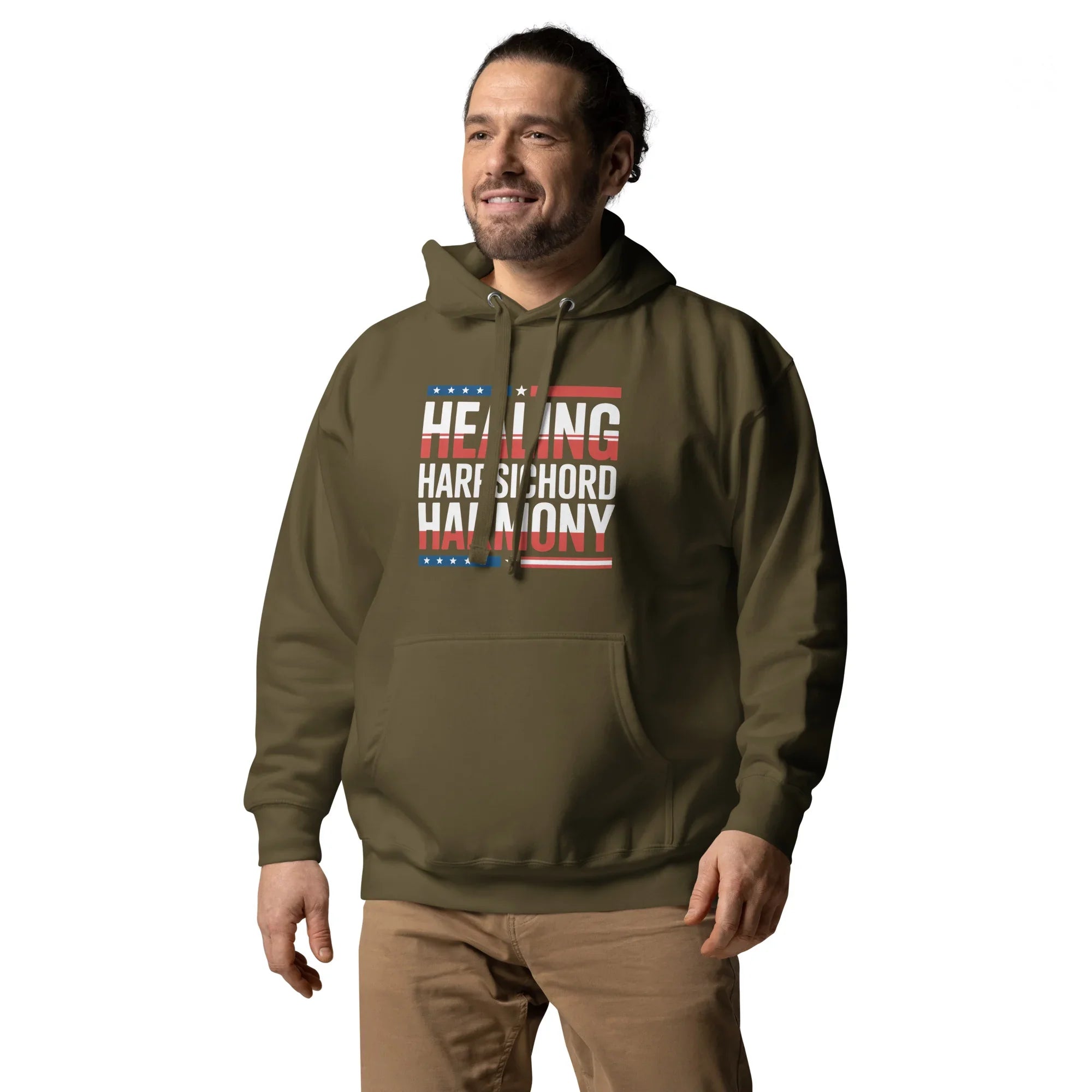 Healing Harpsichord Harmony Hoodie – Patriotic Classical Vibes - RaZits