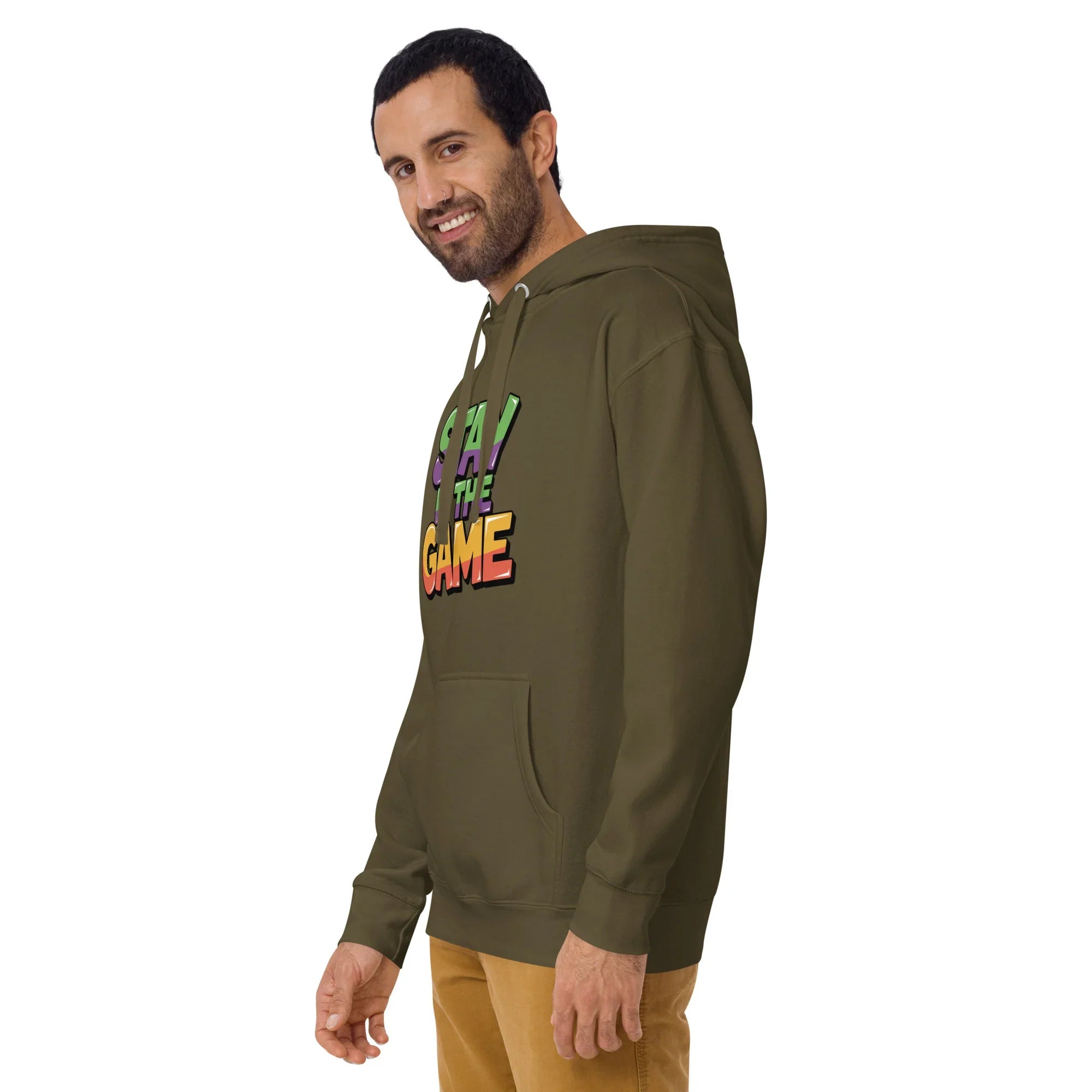 Stay in the Game Hoodie – Bold Motivational Gamer Style - RaZits