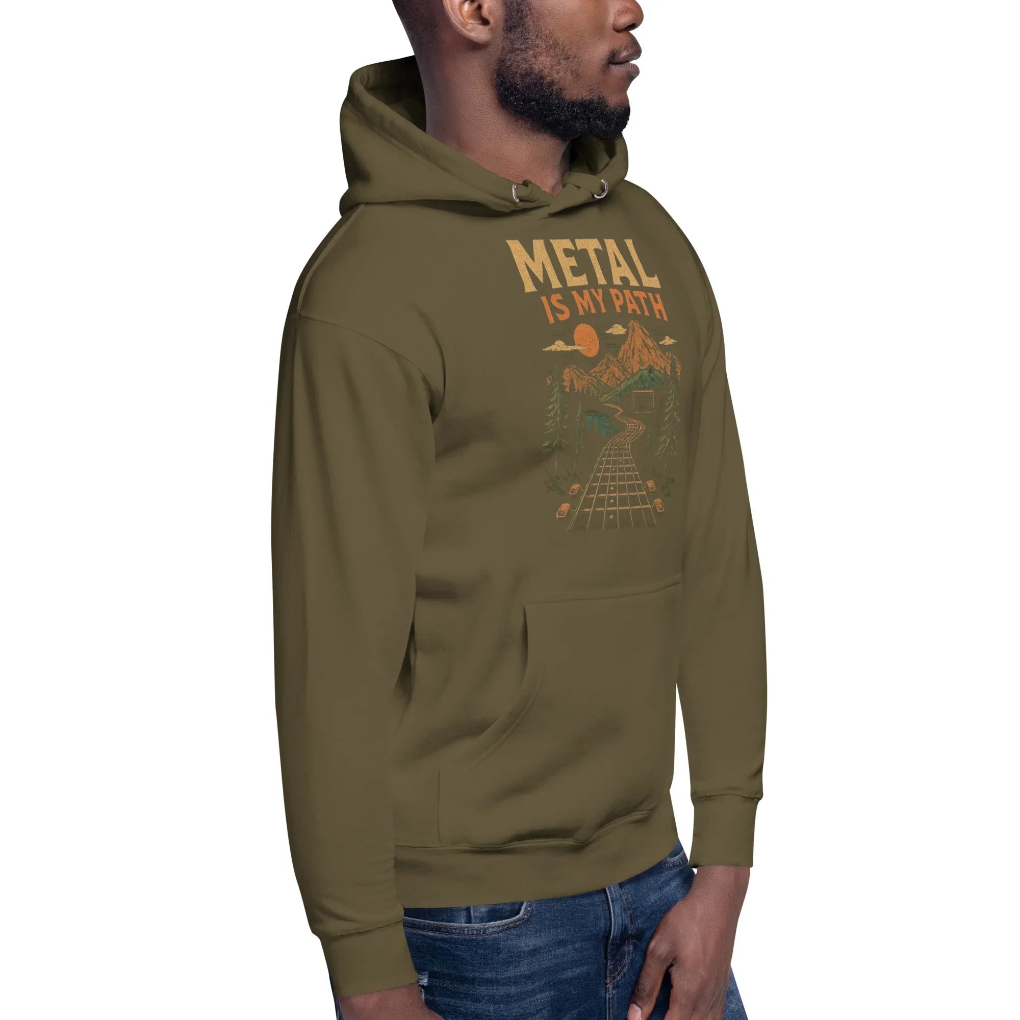Metal Is My Path Hoodie – Heavy Music Trailblazer - RaZits