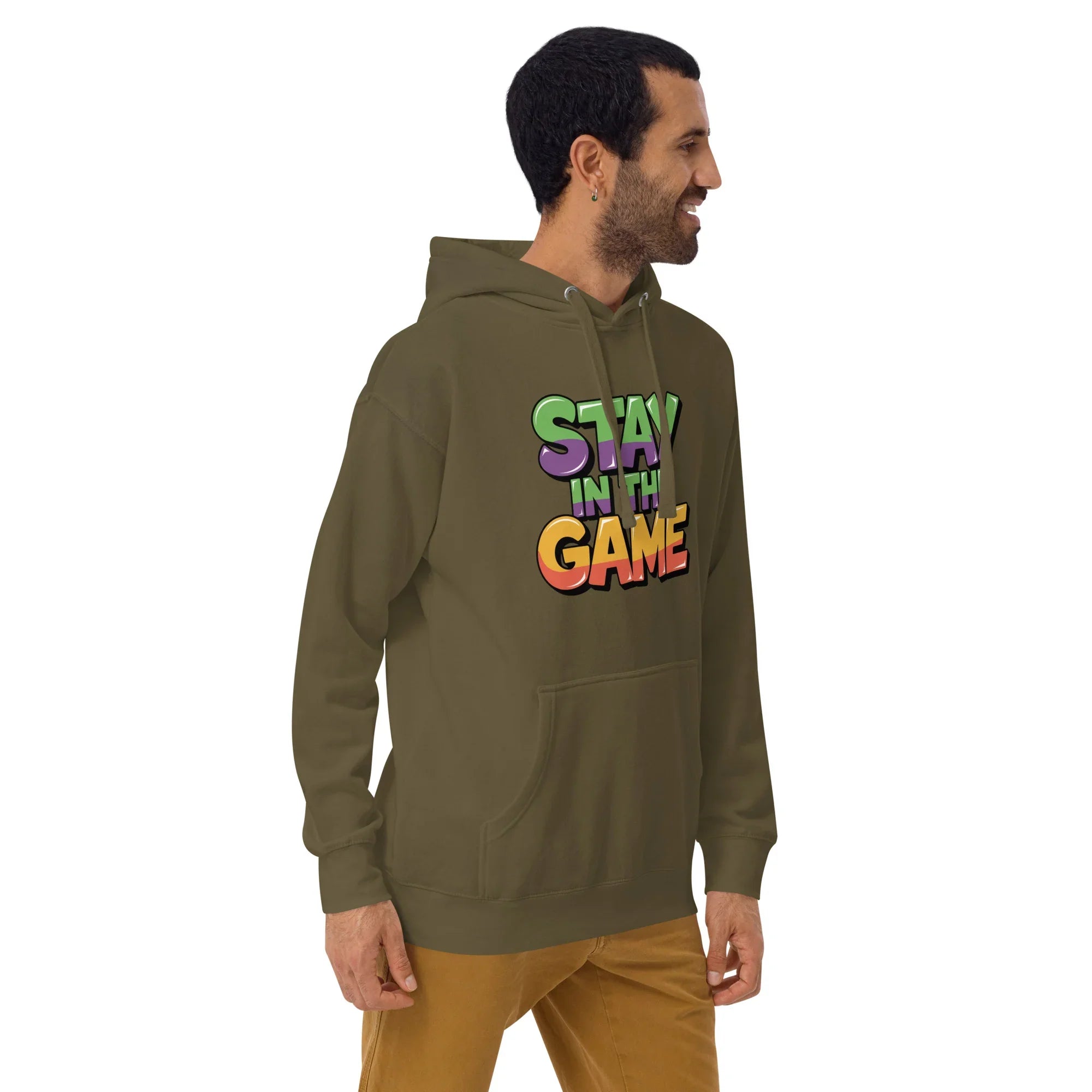 Stay in the Game Hoodie – Bold Motivational Gamer Style - RaZits