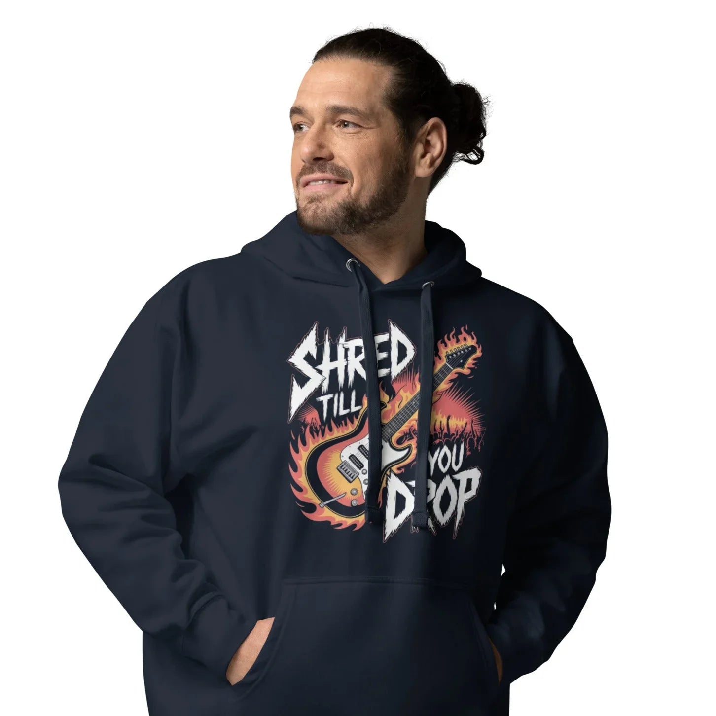Shred Till You Drop Hoodie – Guitar Solo Madness - RaZits