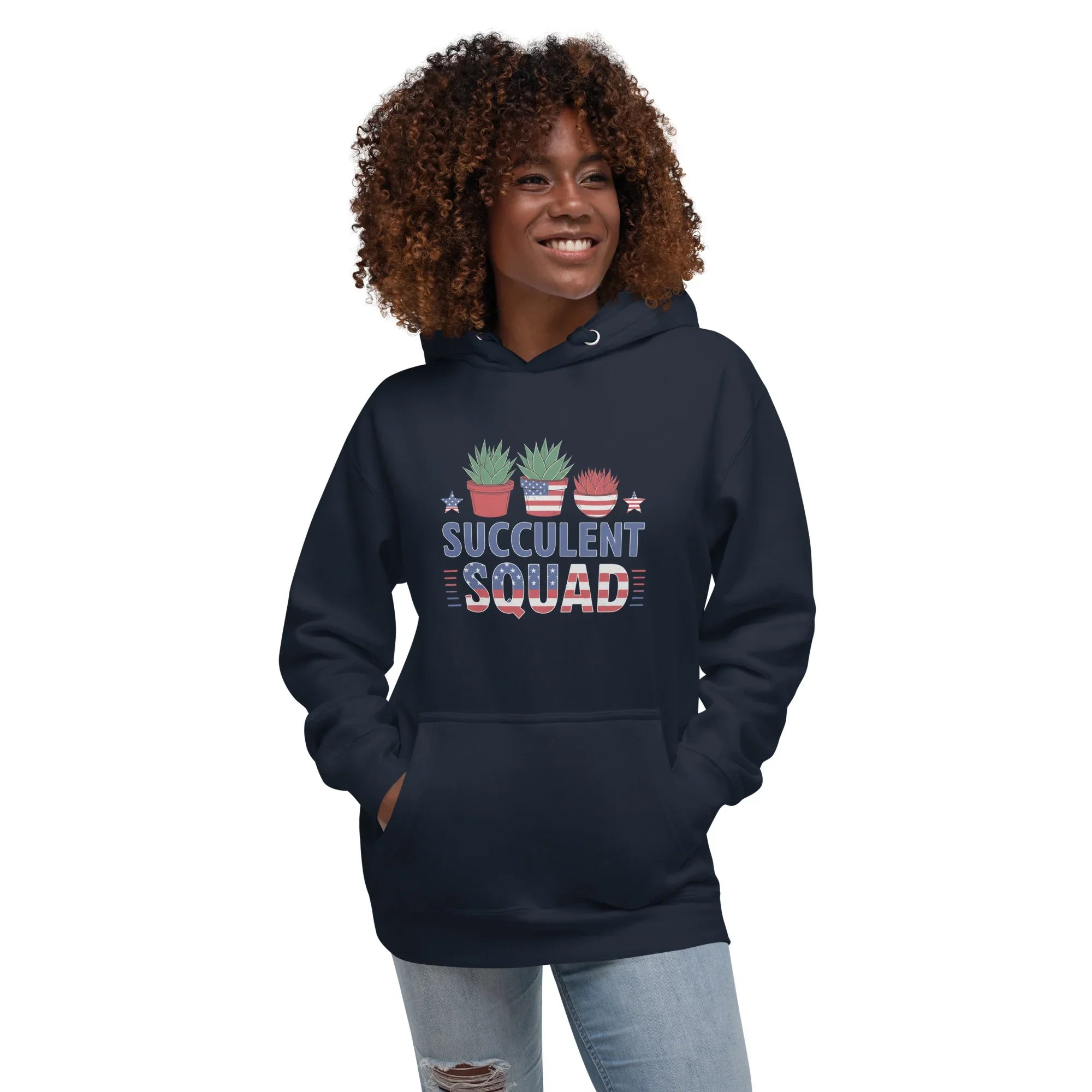 Succulent Hoodie – Succulent Squad Cute Plant Pullover - RaZits