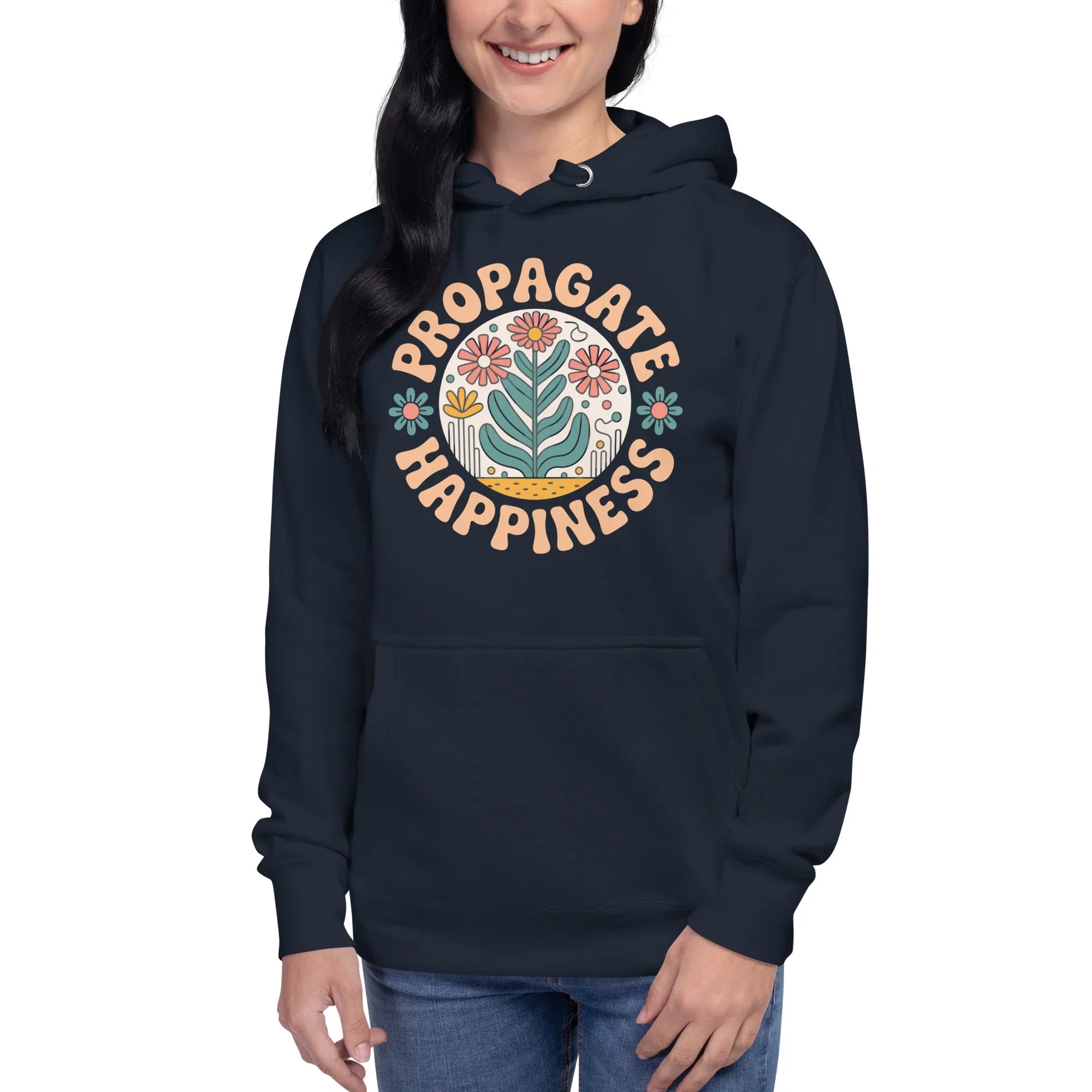 Plant Lover Hoodie – Propagate Happiness Graphic Pullover - RaZits