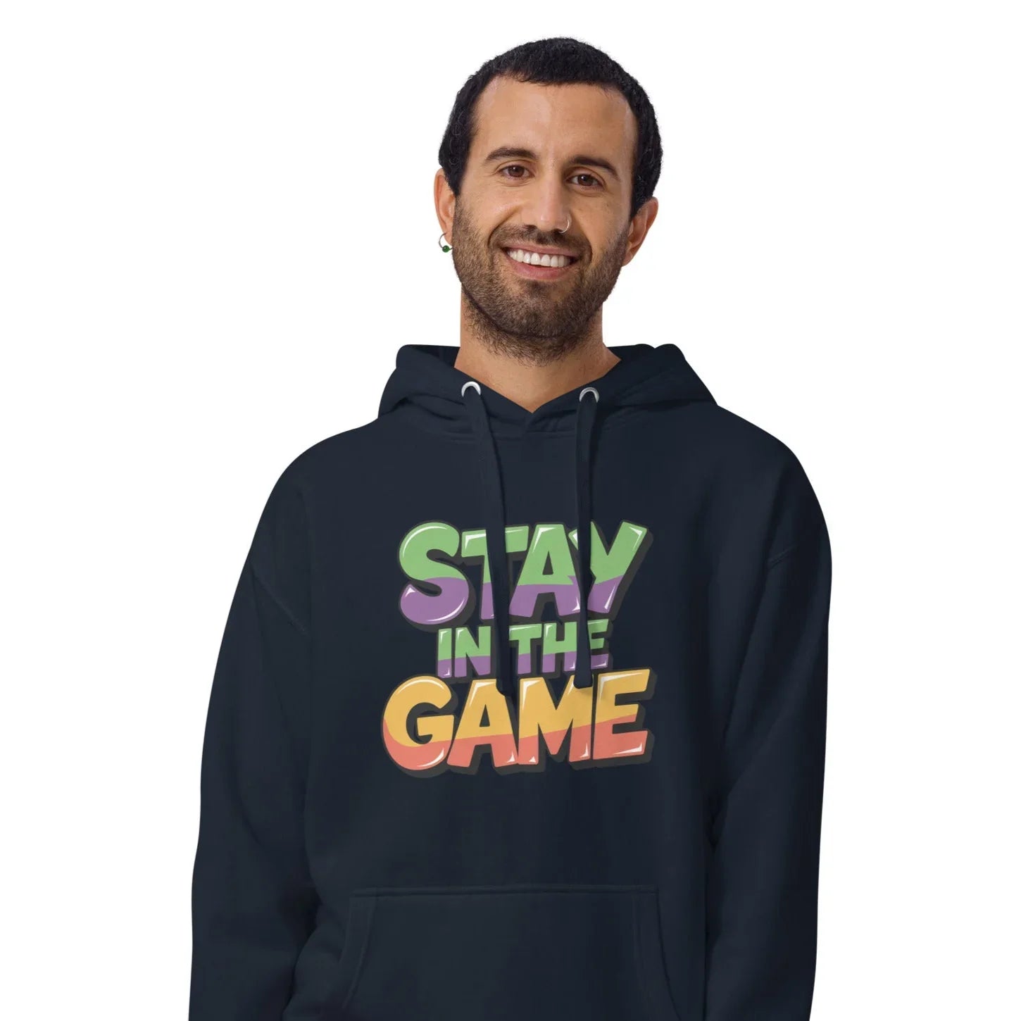 Stay in the Game Hoodie – Bold Motivational Gamer Style - RaZits