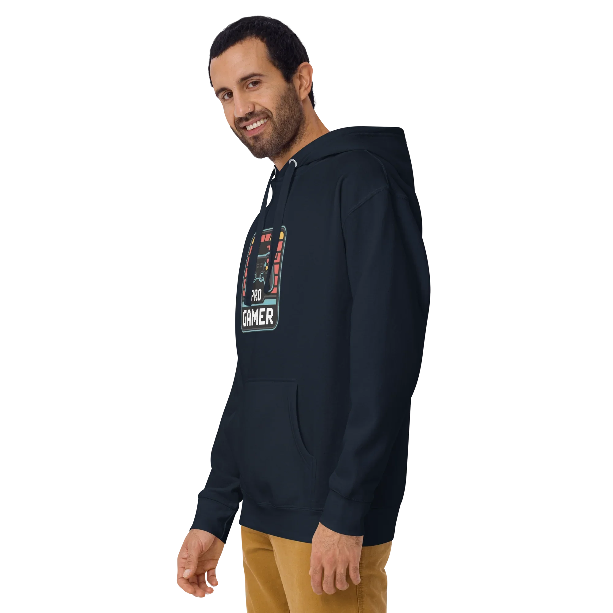 Pro Gamer Hoodie – Retro Pixel Art Game Controller Design - RaZits