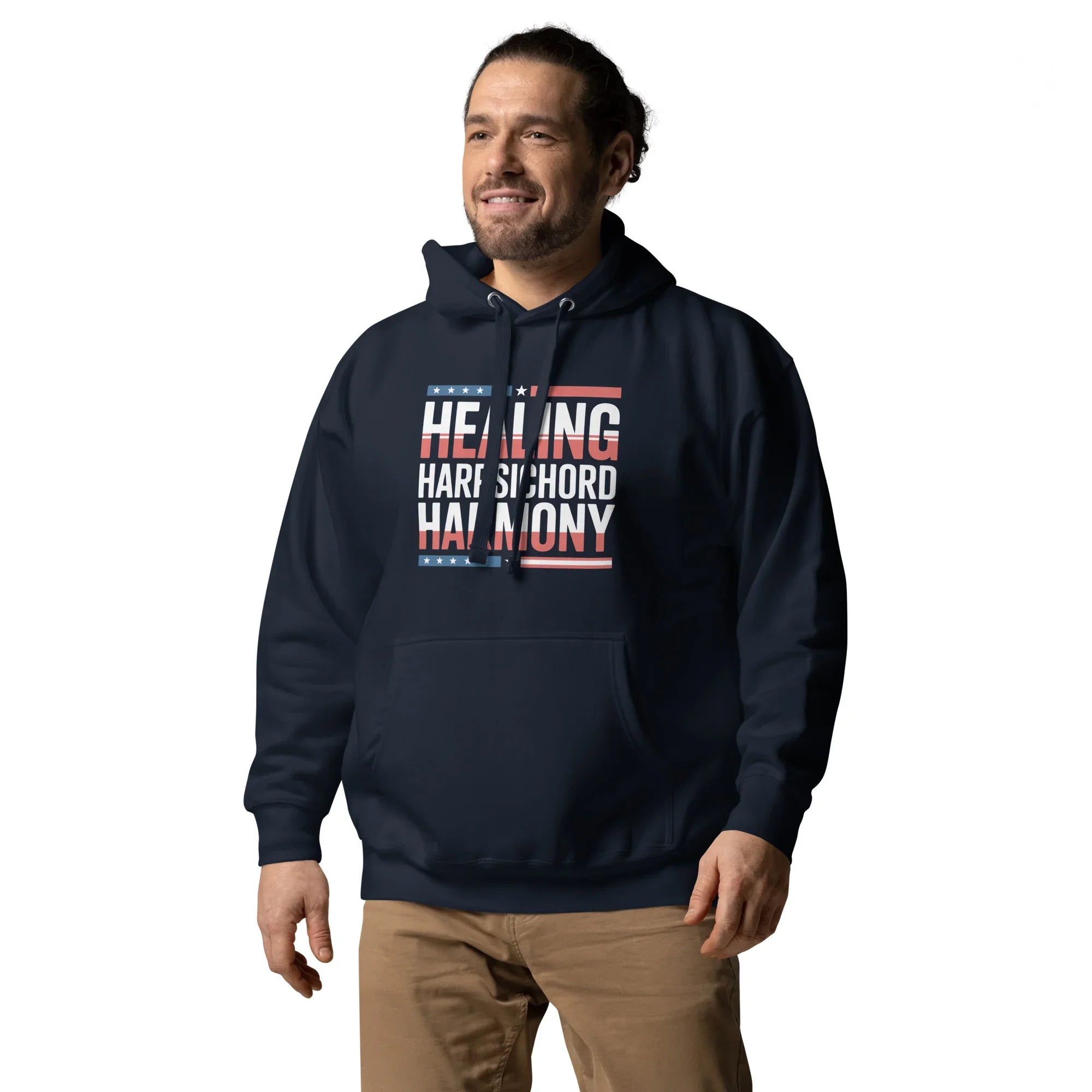Healing Harpsichord Harmony Hoodie – Patriotic Classical Vibes - RaZits