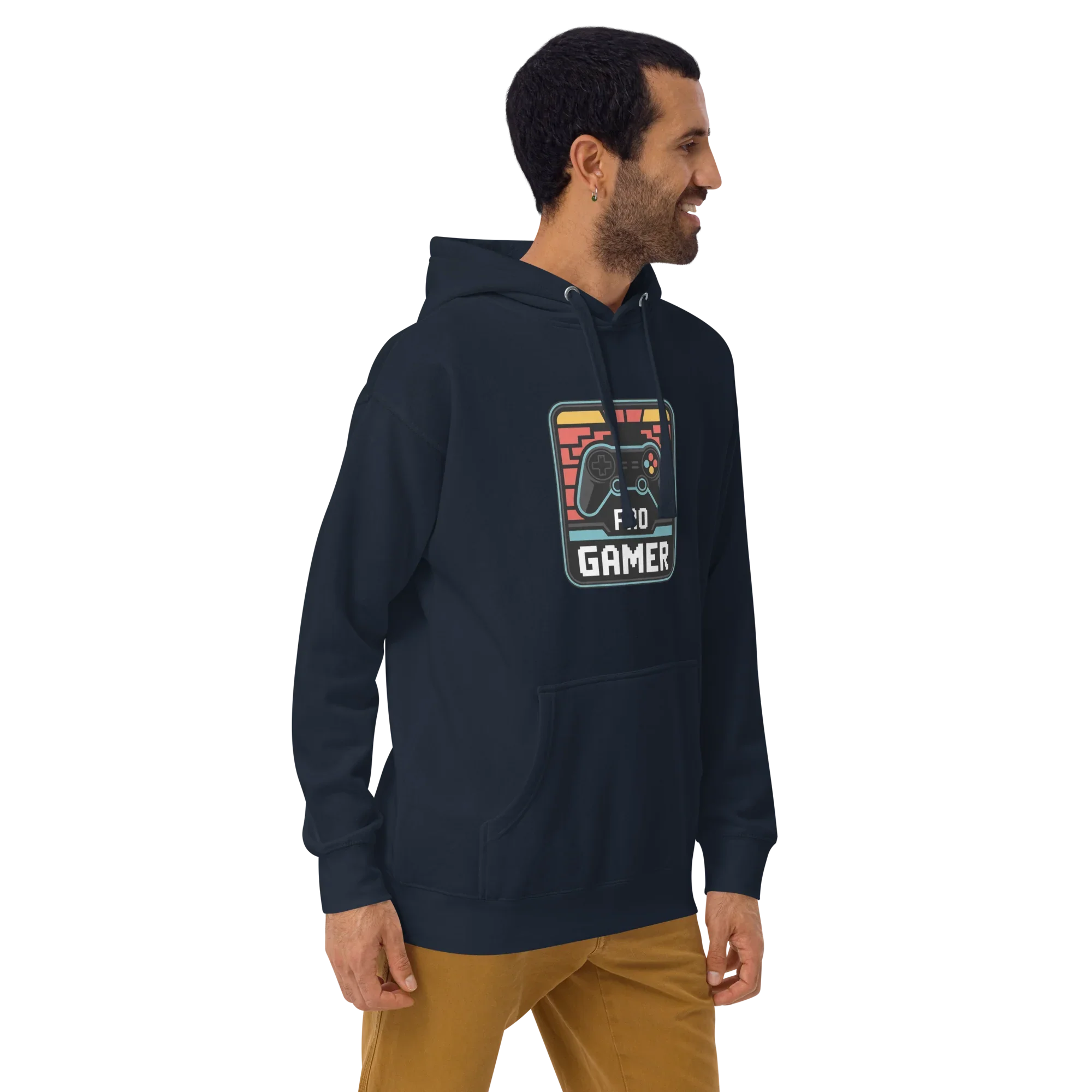 Pro Gamer Hoodie – Retro Pixel Art Game Controller Design - RaZits