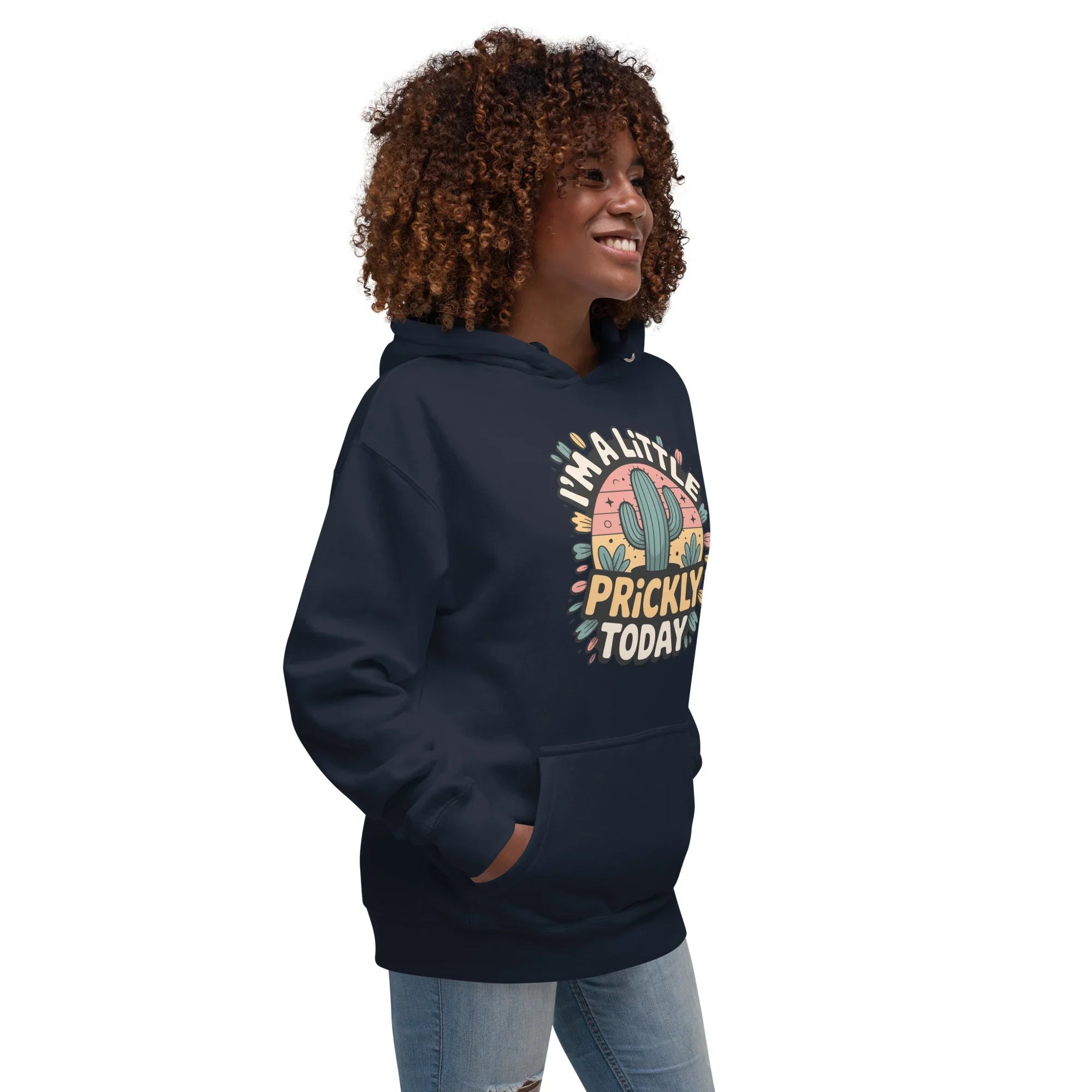 Cactus Hoodie – I’m A Little Prickly Today Funny Desert Pullover - RaZits