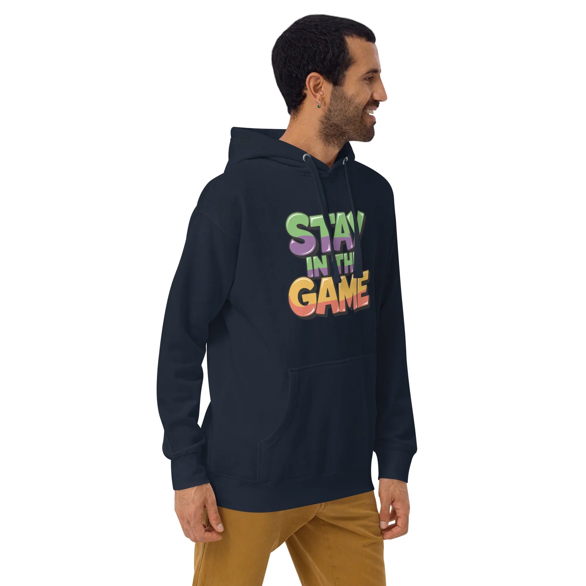Stay in the Game Hoodie – Bold Motivational Gamer Style - RaZits