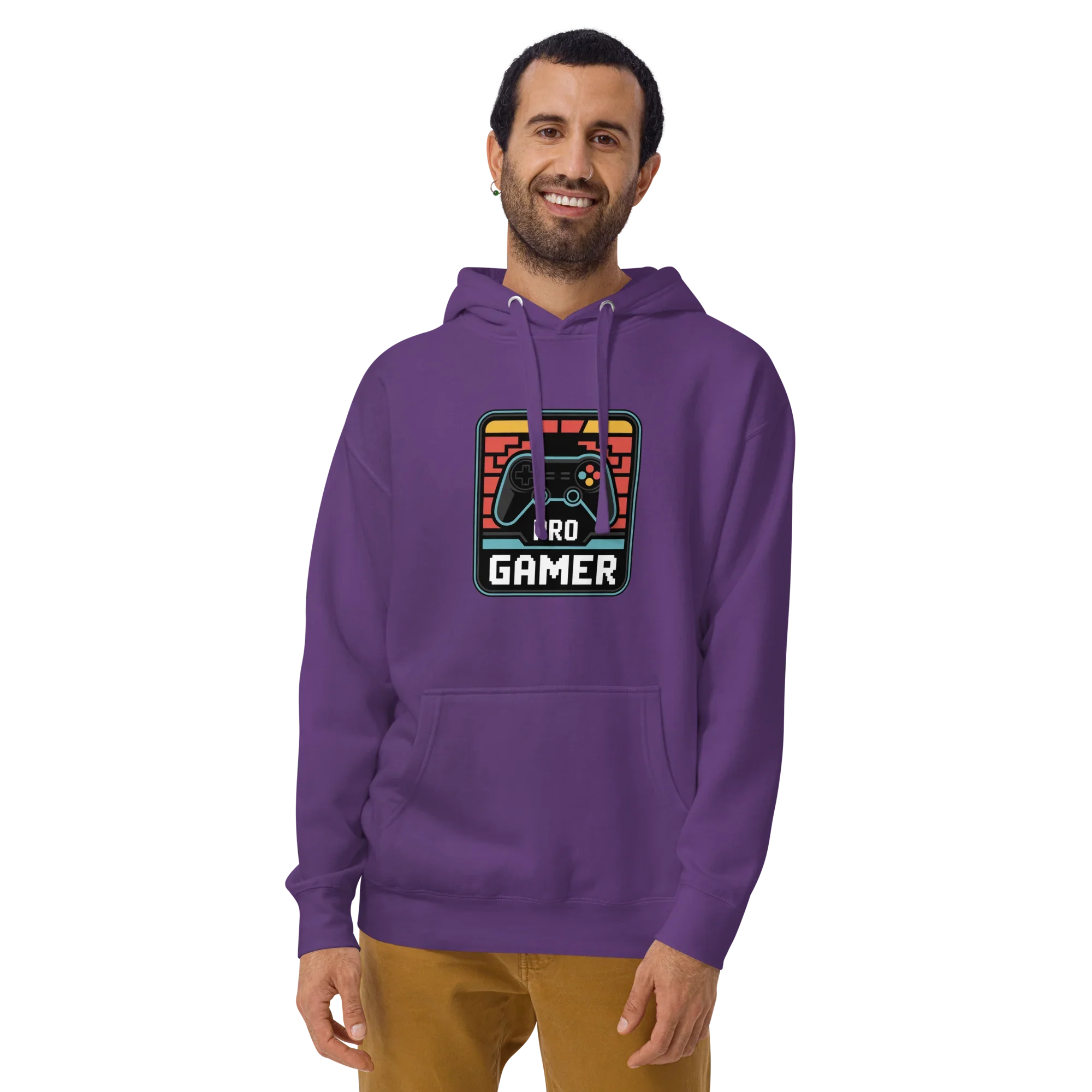 Pro Gamer Hoodie – Retro Pixel Art Game Controller Design - RaZits