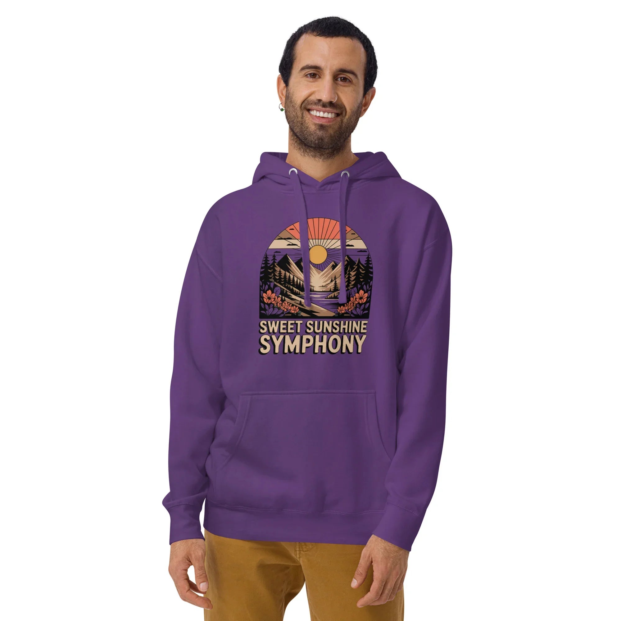 Sweet Sunshine Symphony Hoodie – Nature-Inspired Musical Escape - RaZits