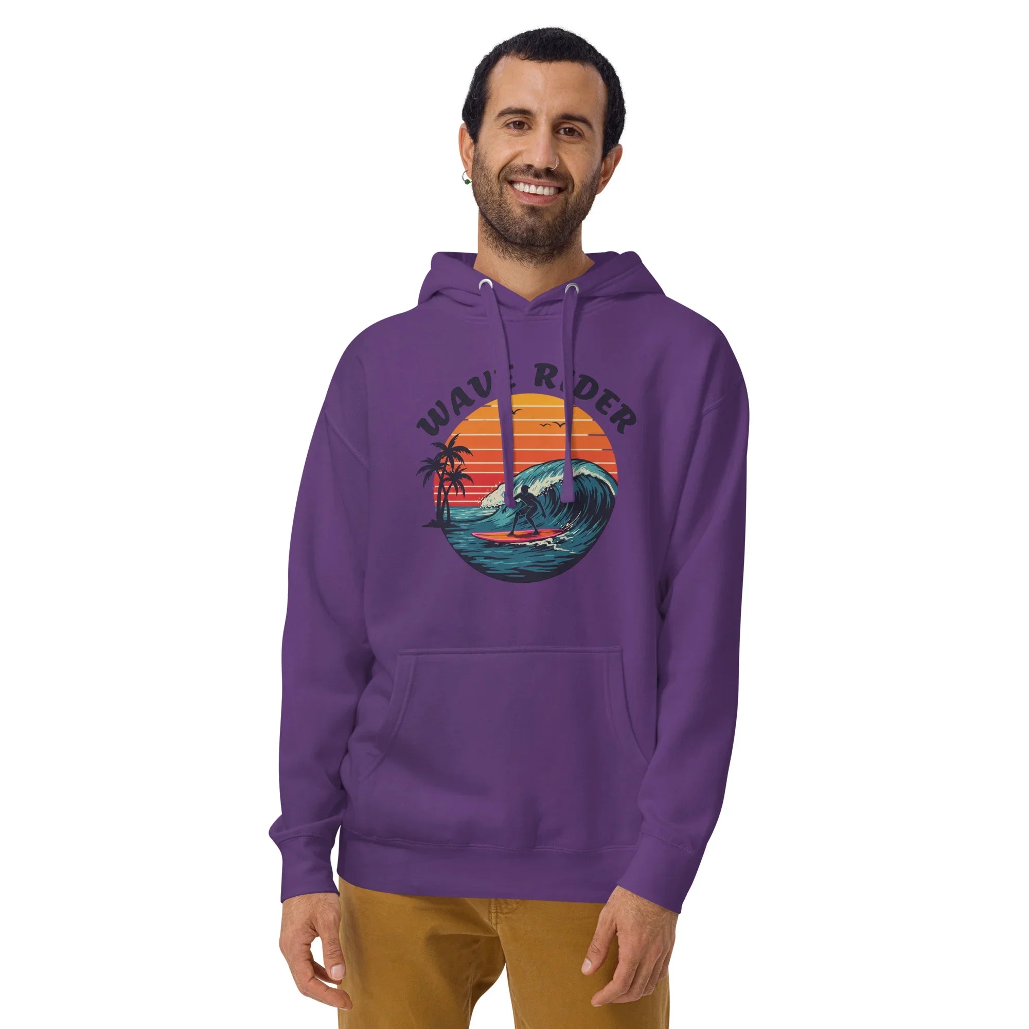 Wave Rider Hoodie – Sunset Surf Aesthetic - RaZits