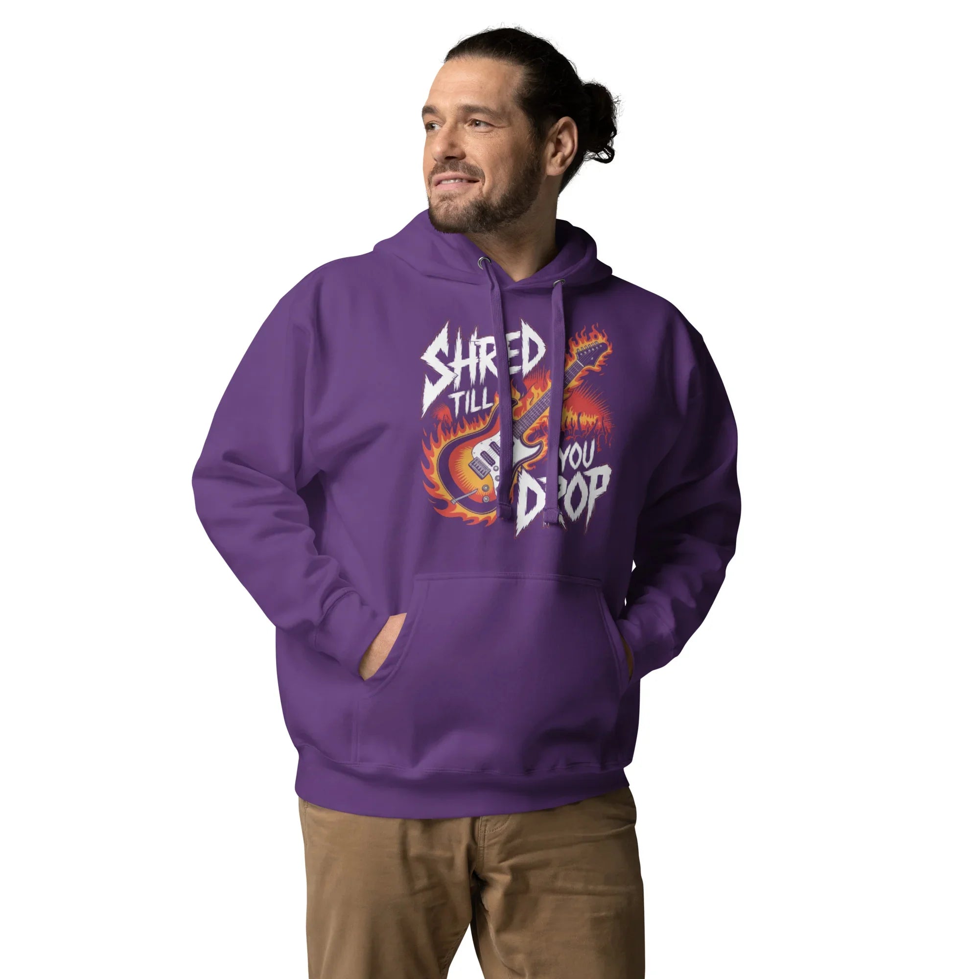 Shred Till You Drop Hoodie – Guitar Solo Madness - RaZits