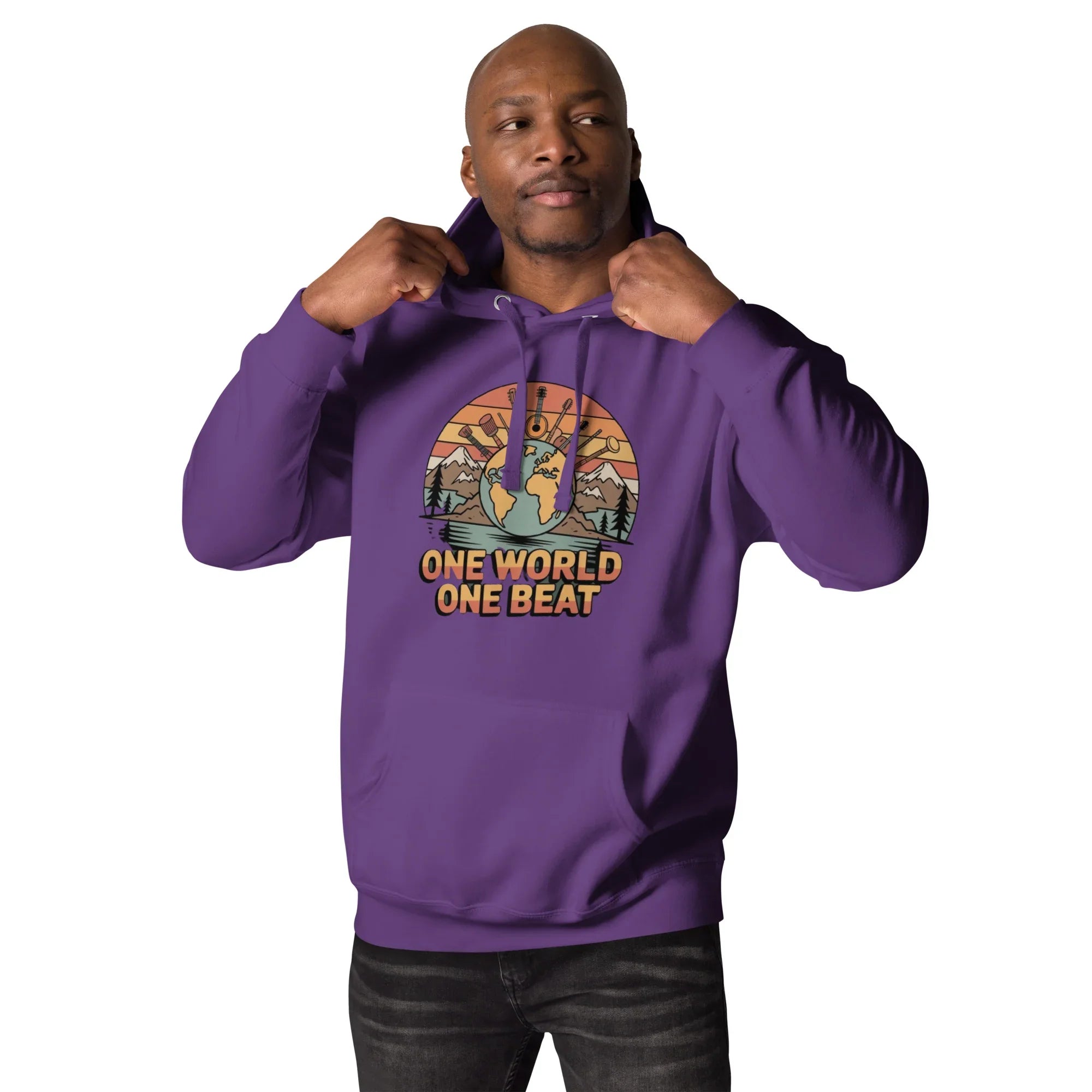 One World One Beat Hoodie – Global Music Vibes - RaZits