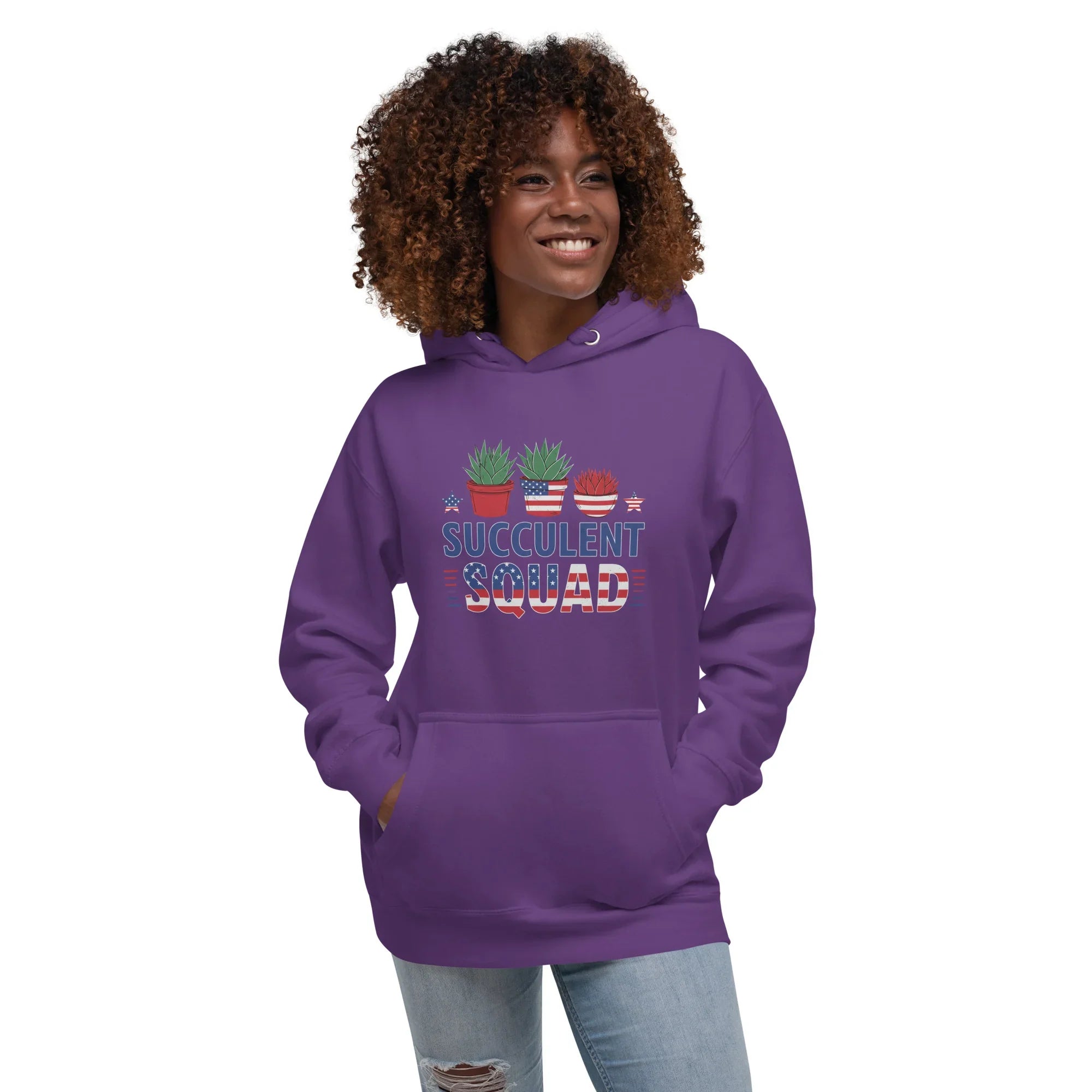Succulent Hoodie – Succulent Squad Cute Plant Pullover - RaZits