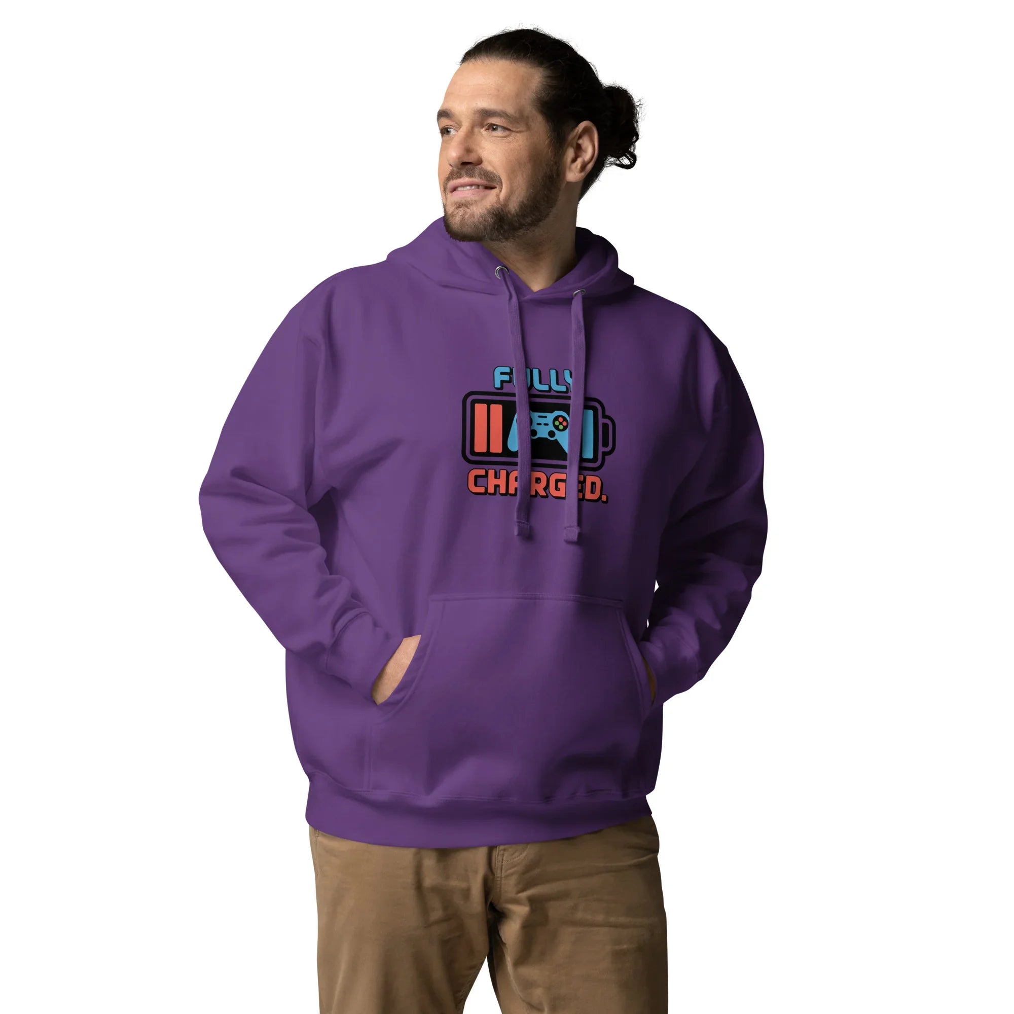 Fully Charged Hoodie – Gaming Controller Battery Design - RaZits
