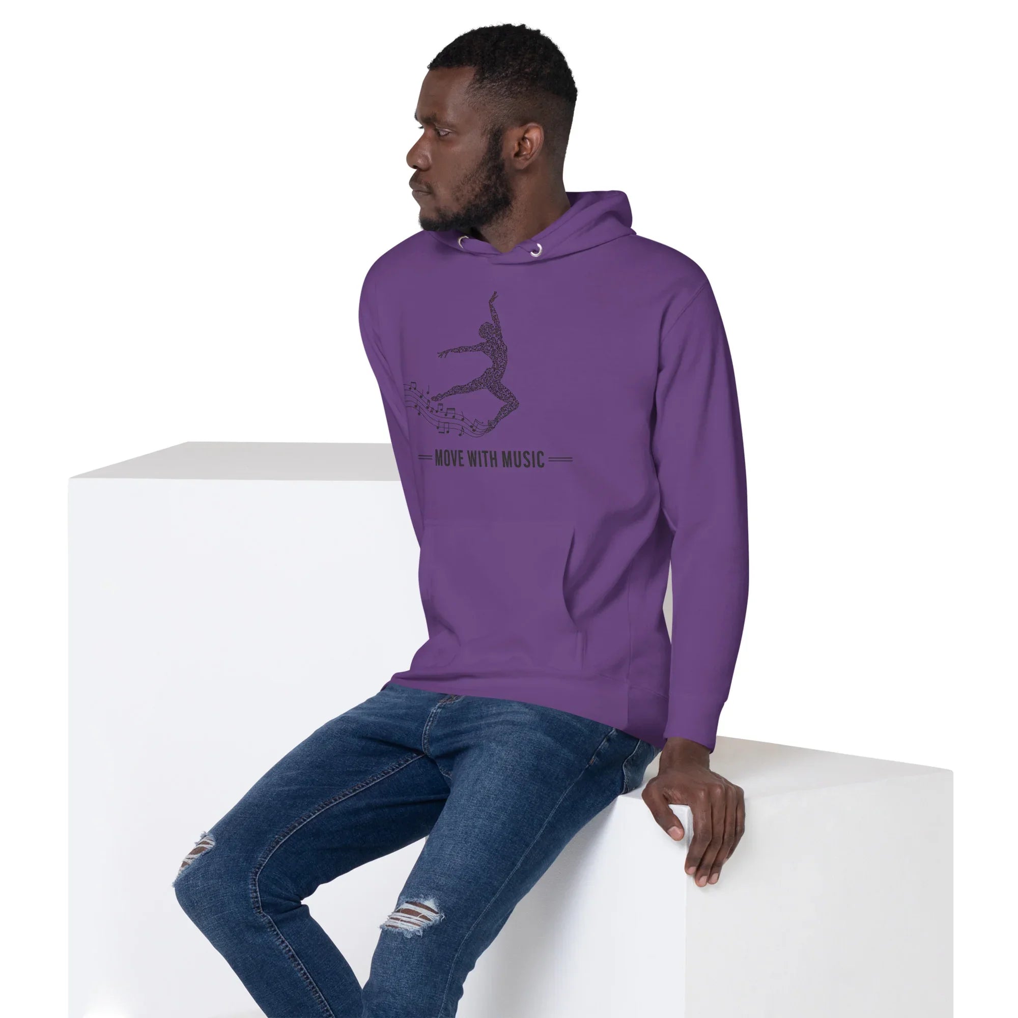 Move With Music Hoodie – Dance & Rhythm Graphic - RaZits