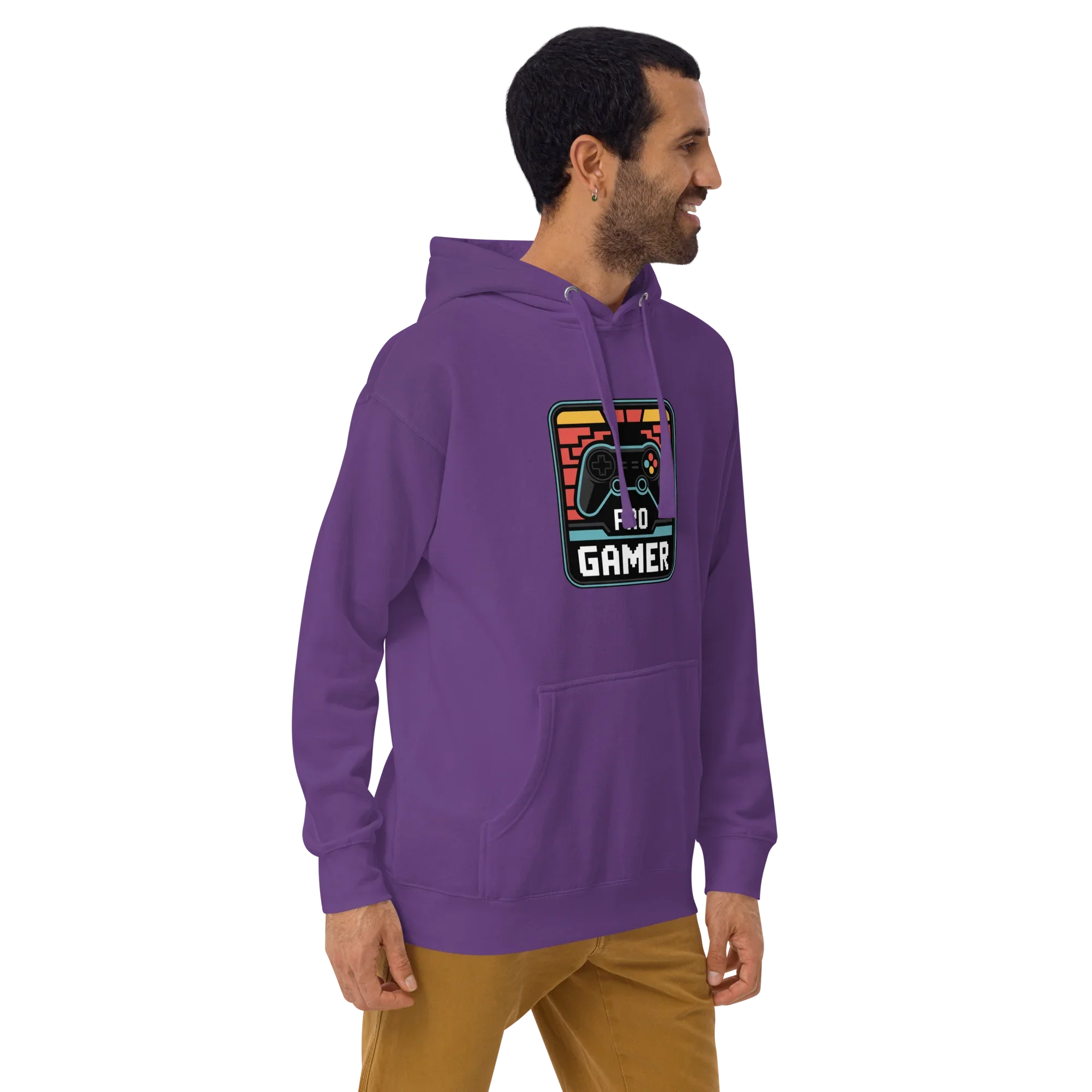 Pro Gamer Hoodie – Retro Pixel Art Game Controller Design - RaZits