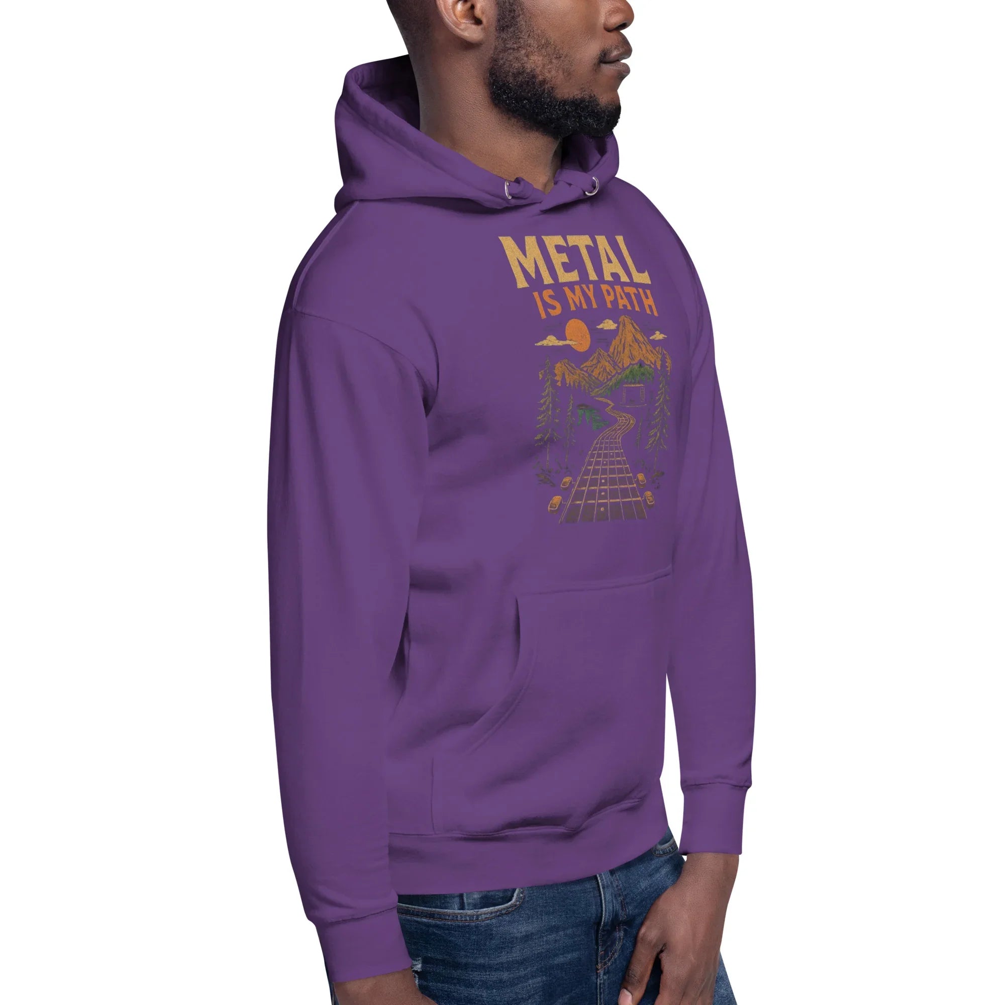 Metal Is My Path Hoodie – Heavy Music Trailblazer - RaZits