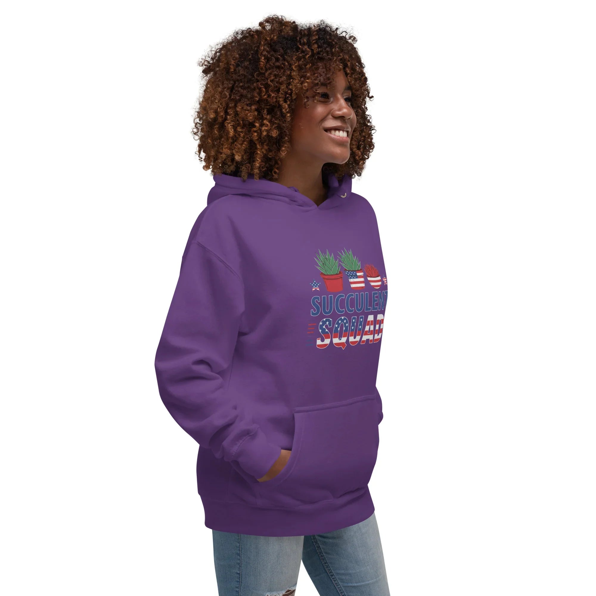 Succulent Hoodie – Succulent Squad Cute Plant Pullover - RaZits