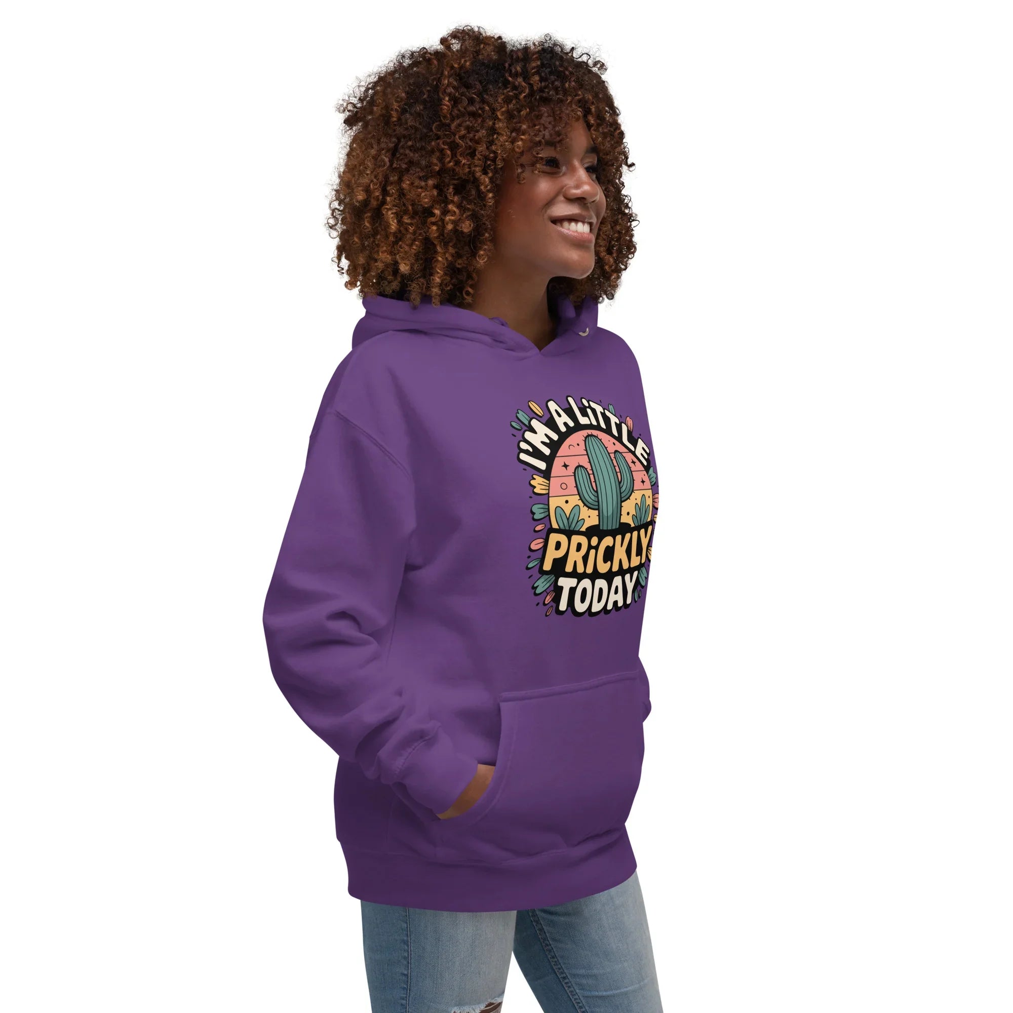 Cactus Hoodie – I’m A Little Prickly Today Funny Desert Pullover - RaZits