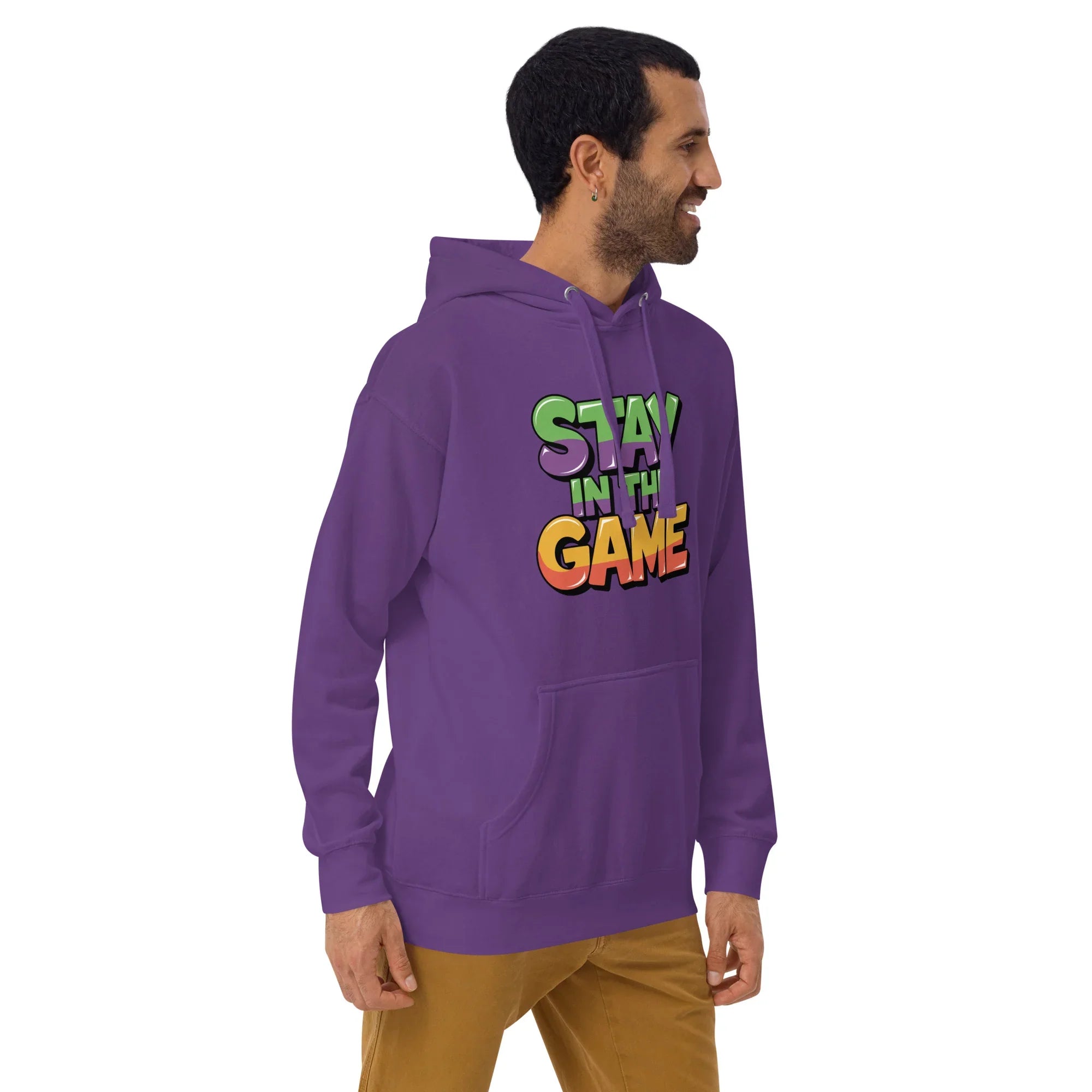 Stay in the Game Hoodie – Bold Motivational Gamer Style - RaZits