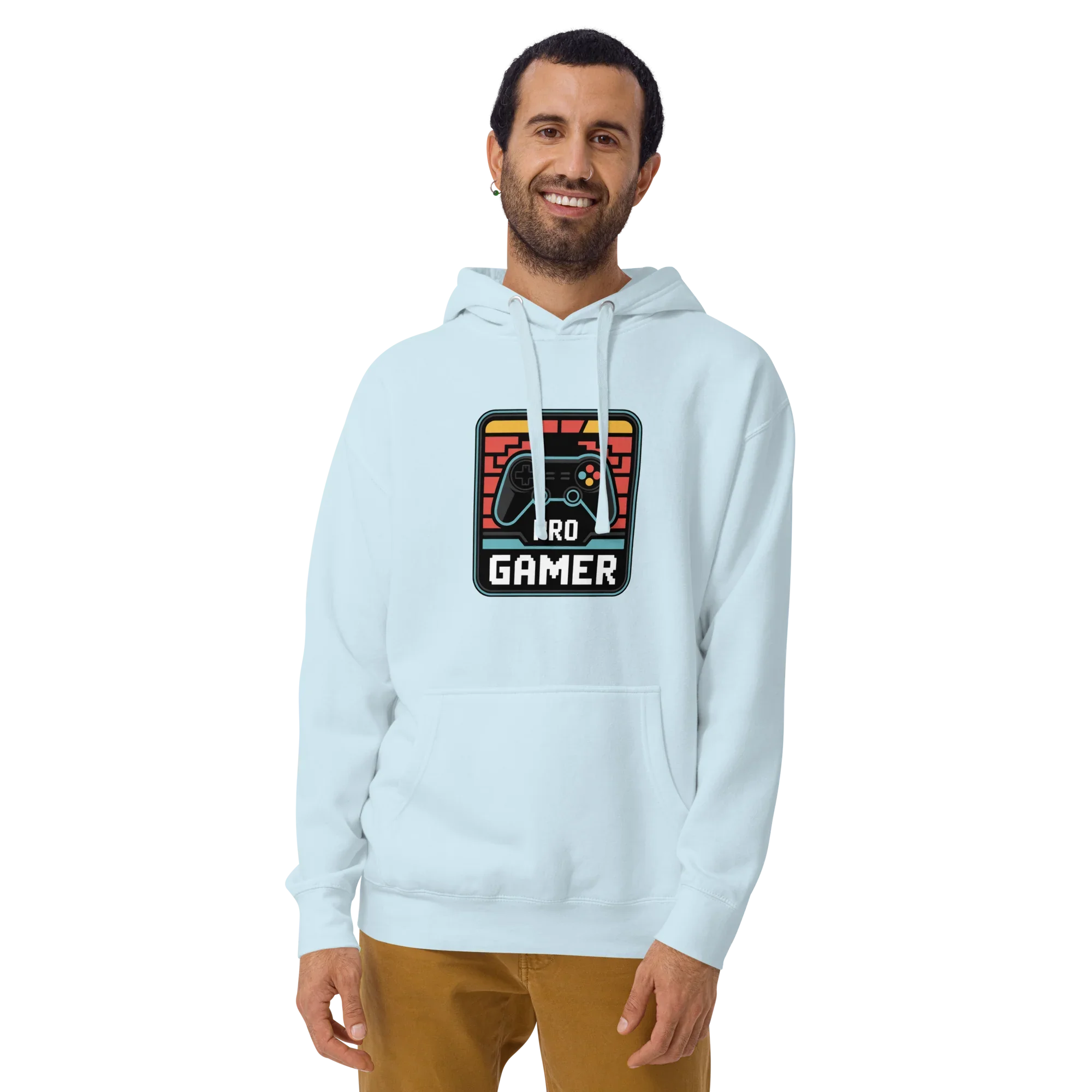 Pro Gamer Hoodie – Retro Pixel Art Game Controller Design - RaZits